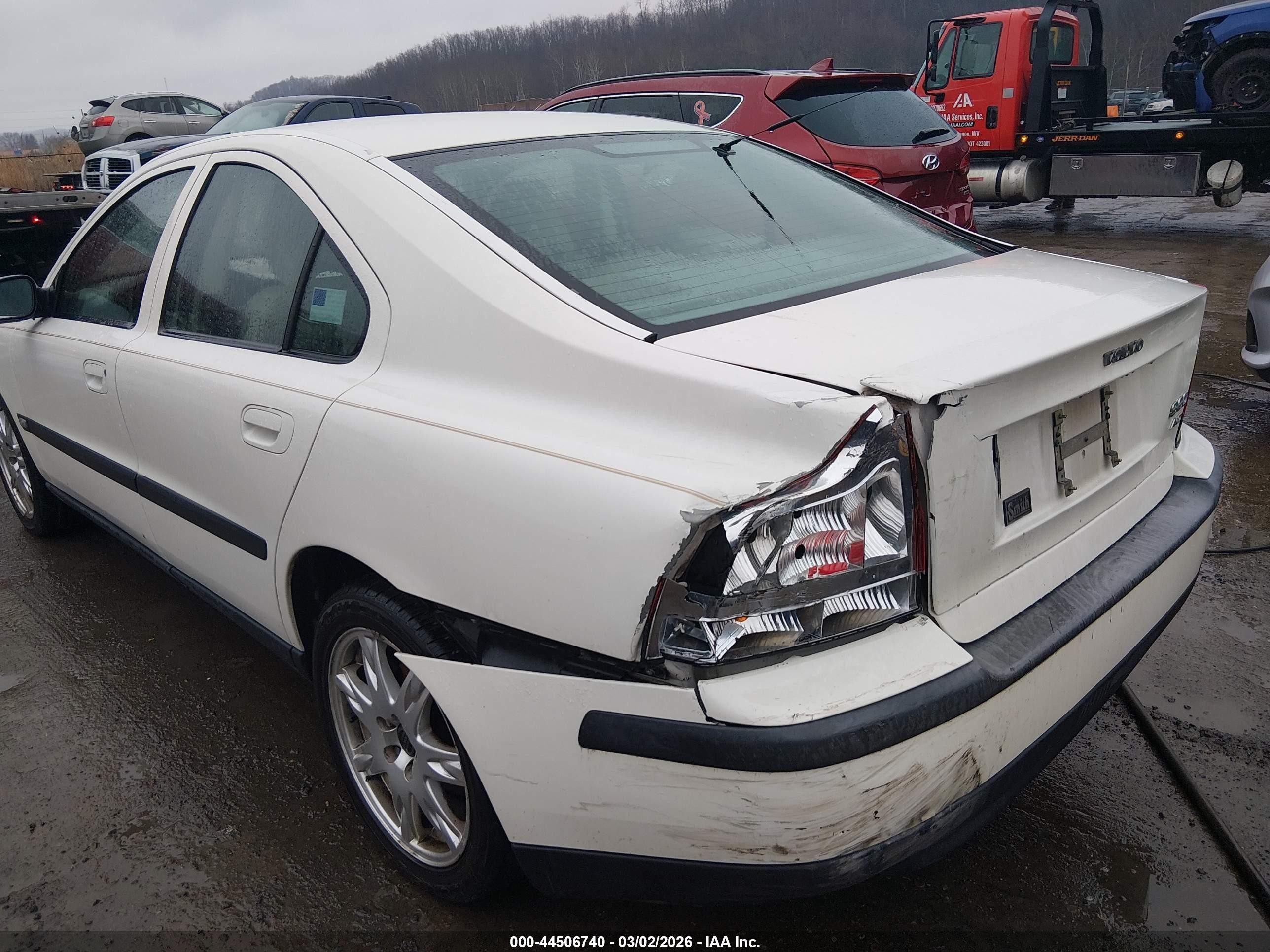 2002 Volvo S60 Awd Белый vin: YV1RH58D522192358