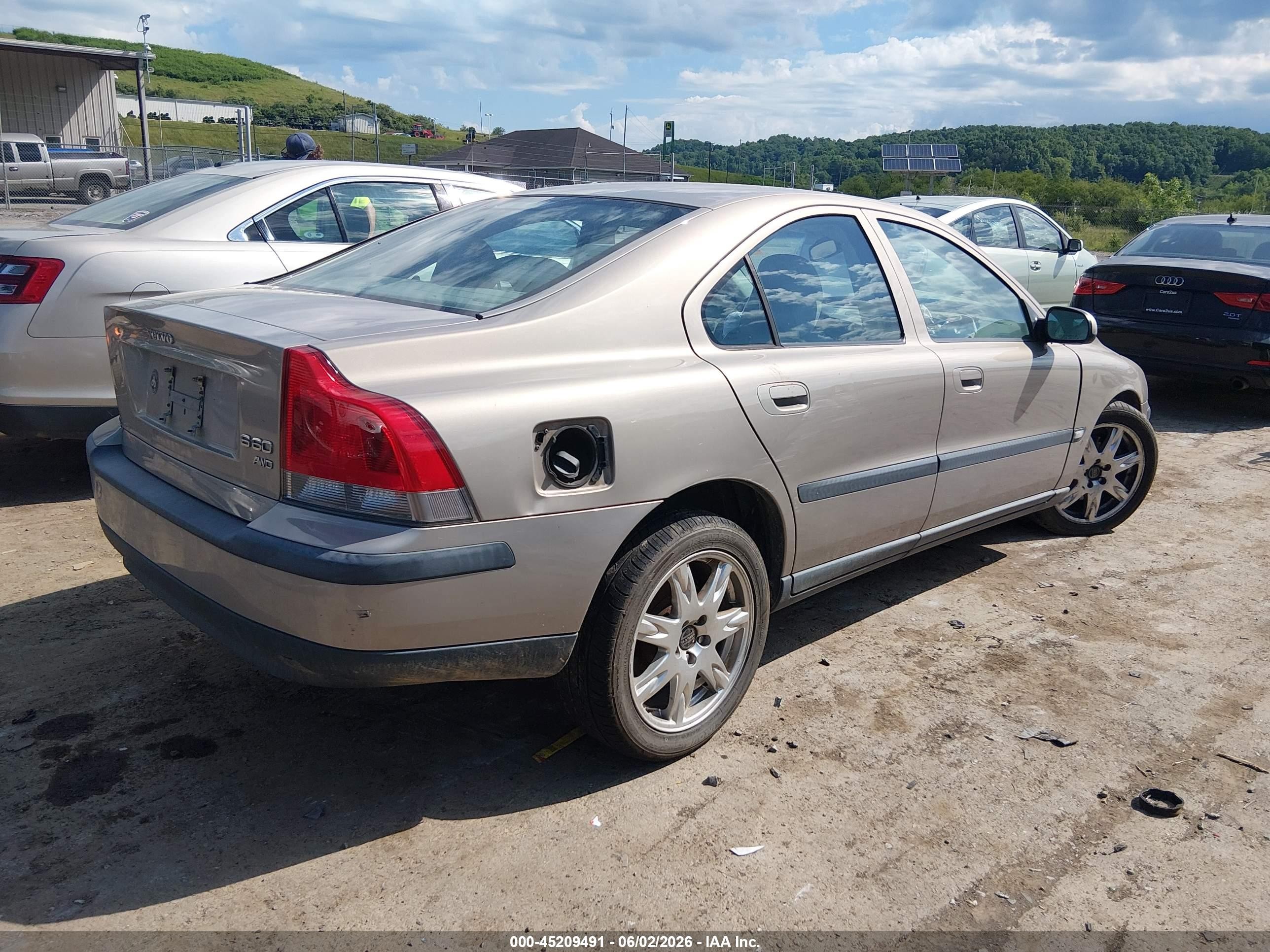 2002 Volvo S60 Awd Gold vin: YV1RH58D622144707