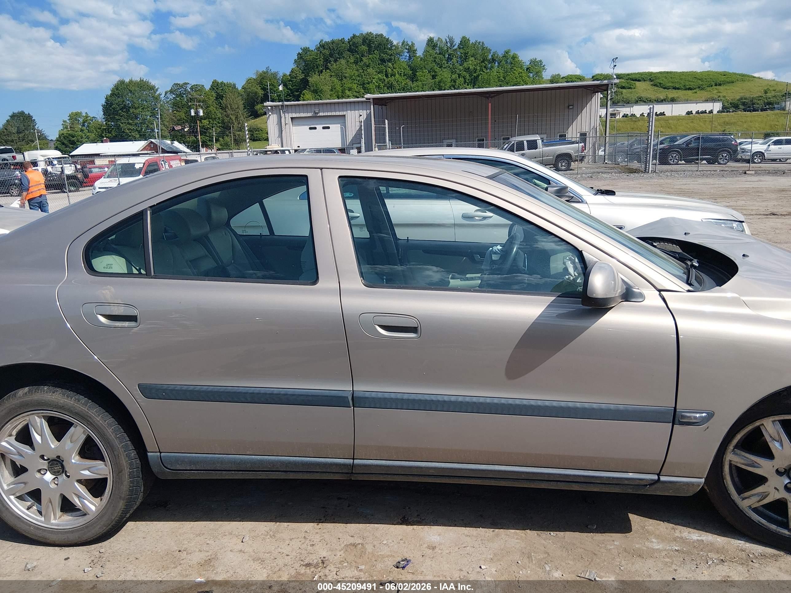 2002 Volvo S60 Awd Gold vin: YV1RH58D622144707