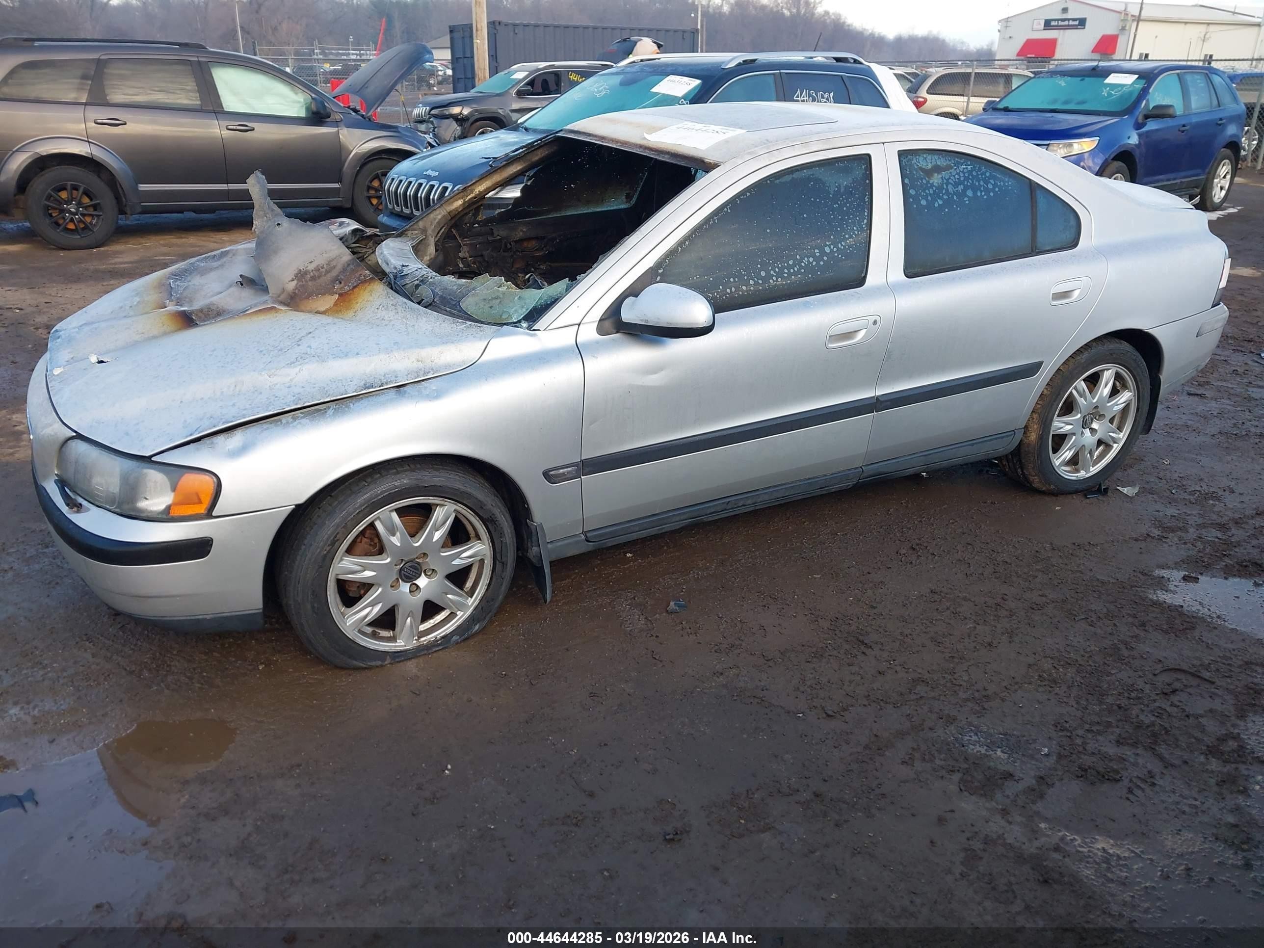 2002 Volvo S60 Awd Silver vin: YV1RH58D722128094