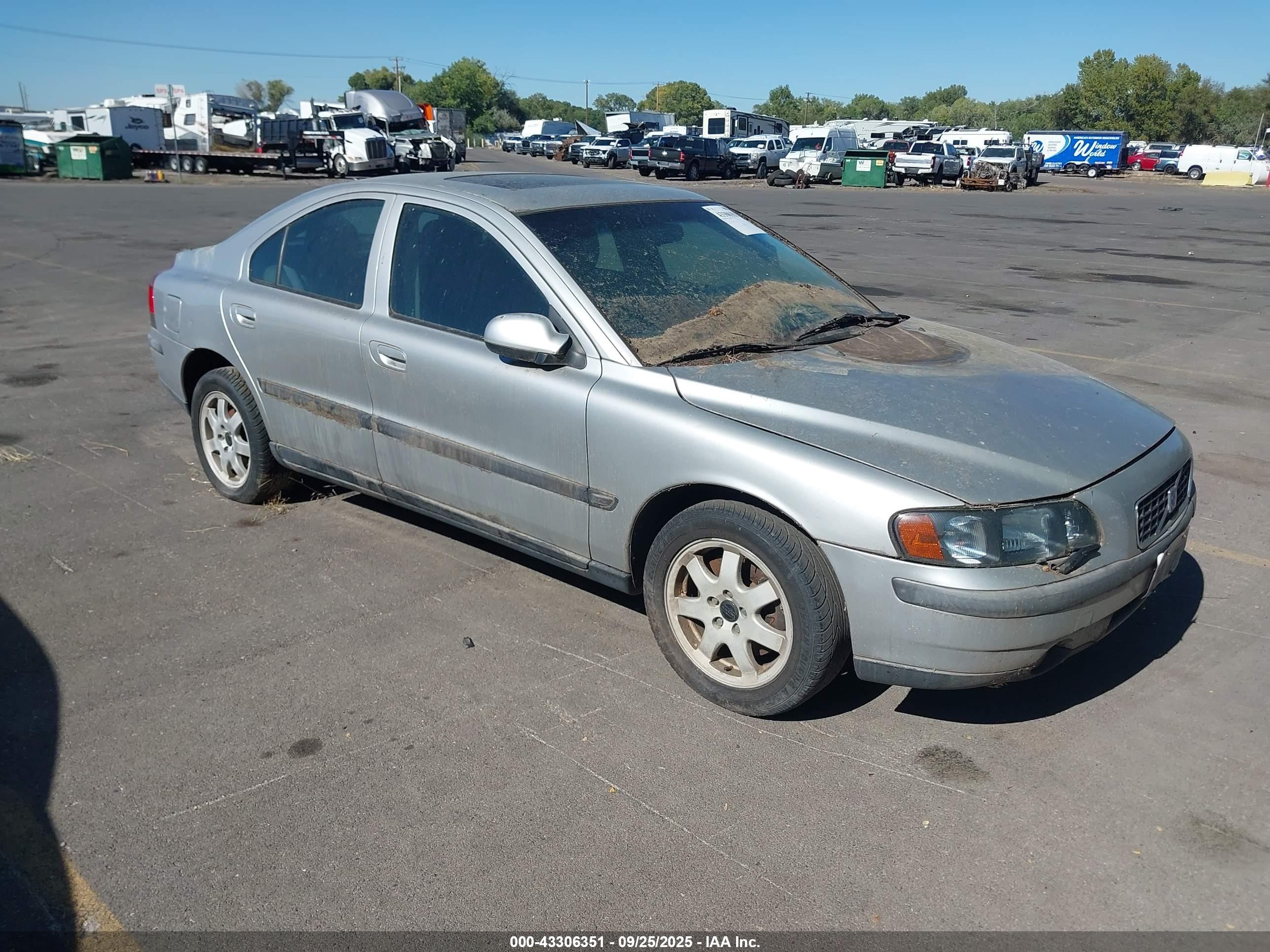 2002 Volvo S60 Awd Silver vin: YV1RH58DX22138019