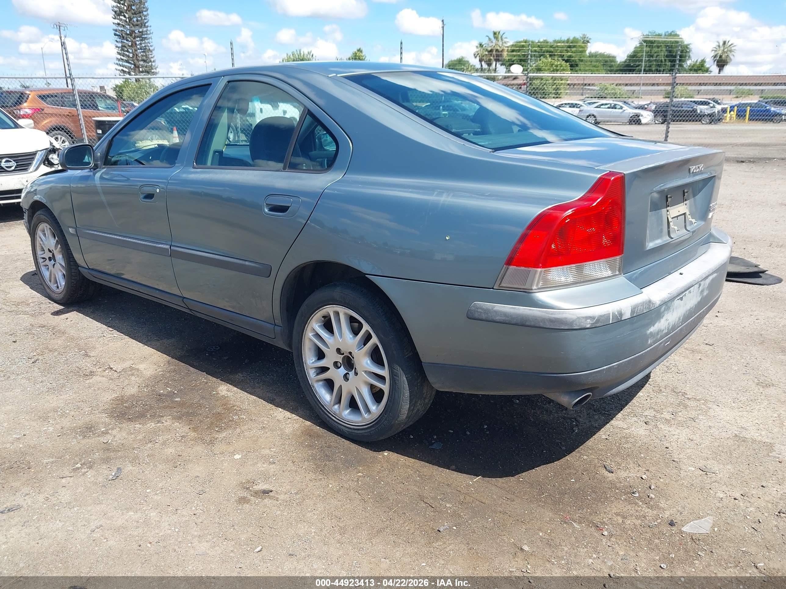 2002 Volvo S60 Awd Green vin: YV1RH58DX22165897
