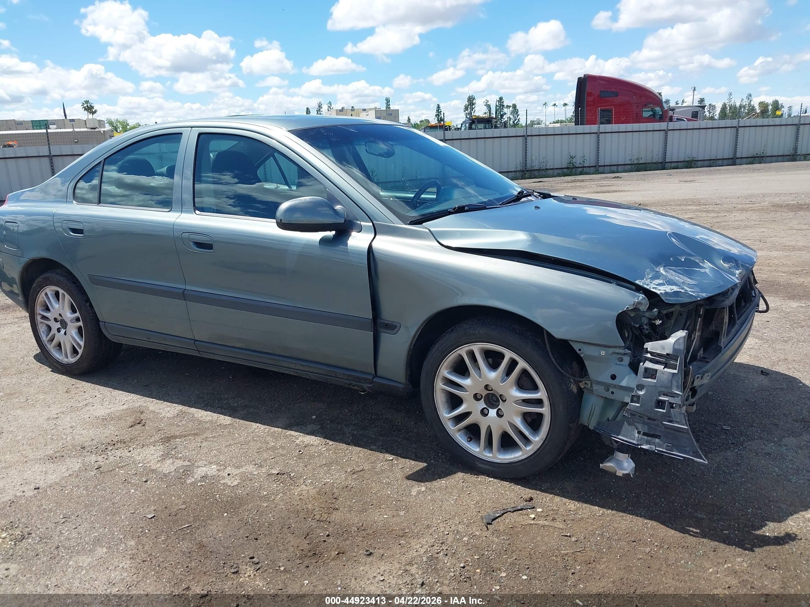 2002 Volvo S60 Awd Green vin: YV1RH58DX22165897