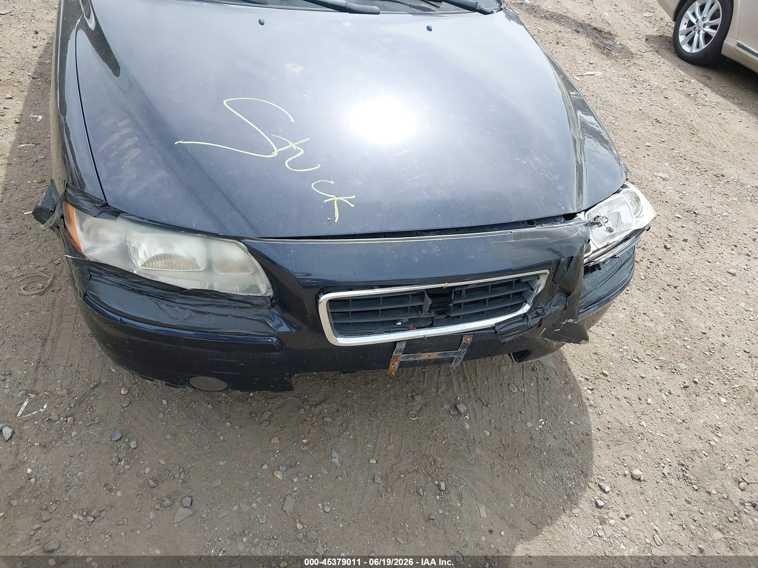 2007 Volvo S60 2.5t Черный vin: YV1RH592072638422