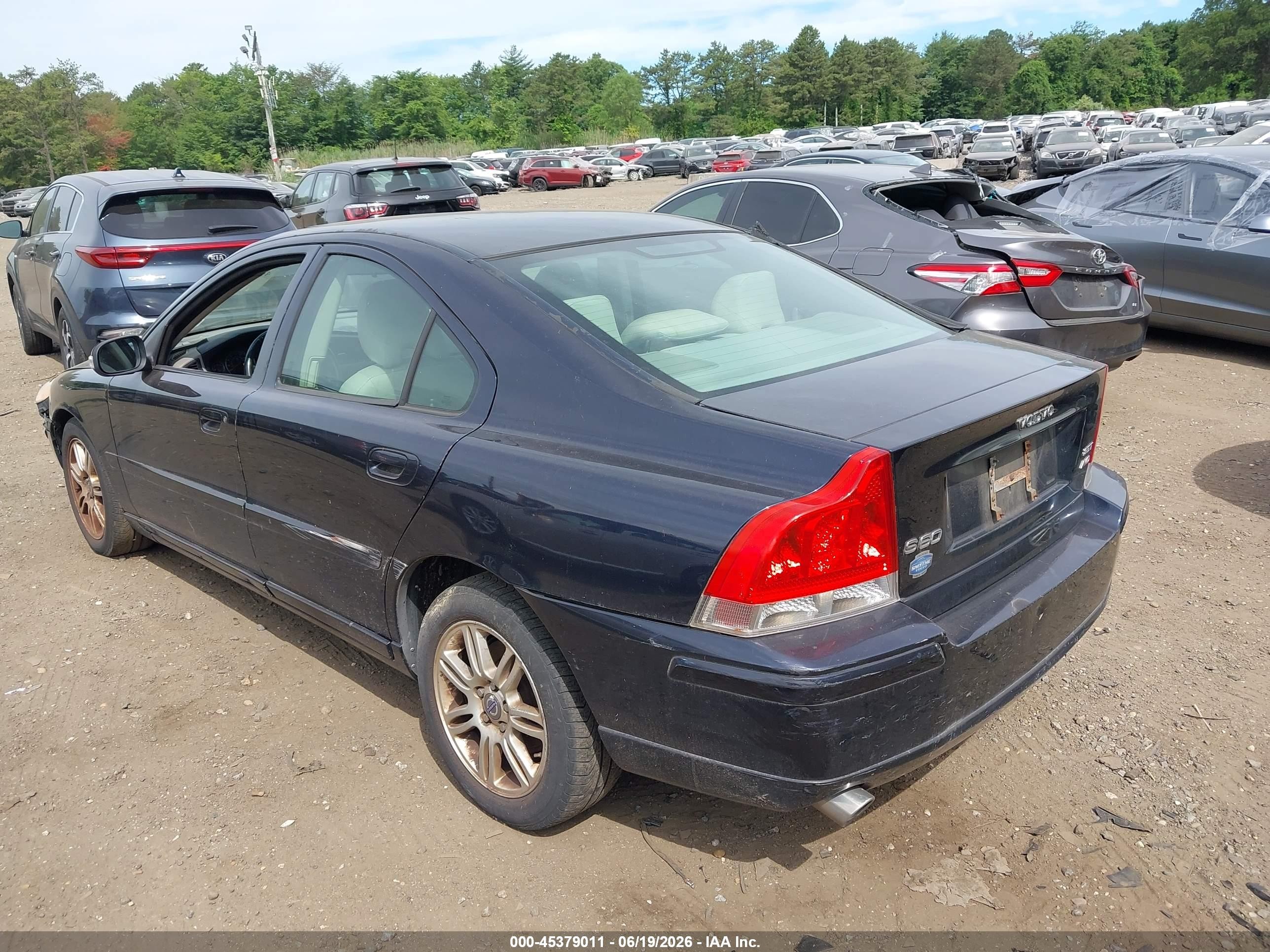 2007 Volvo S60 2.5t Черный vin: YV1RH592072638422