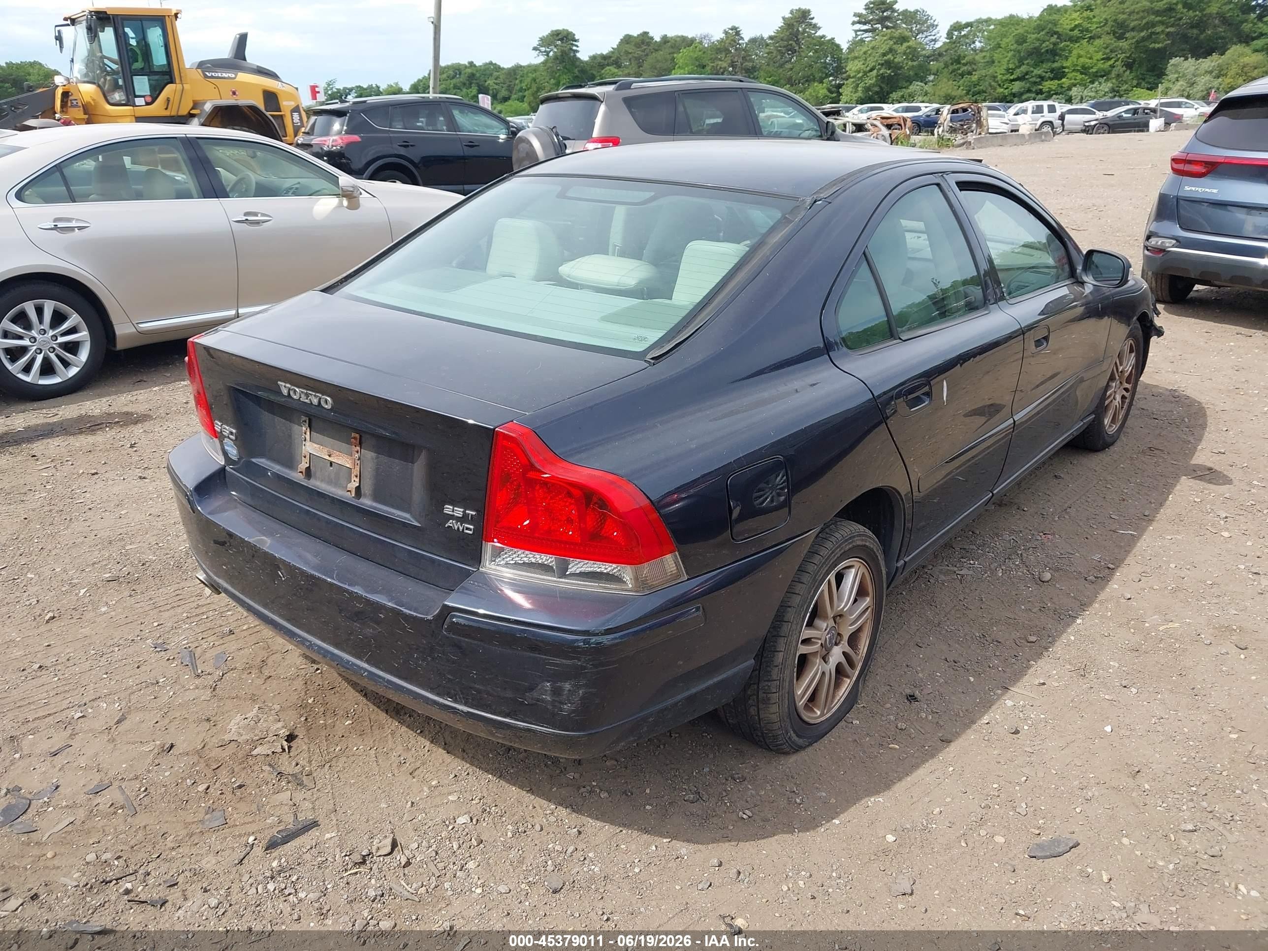 2007 Volvo S60 2.5t Черный vin: YV1RH592072638422