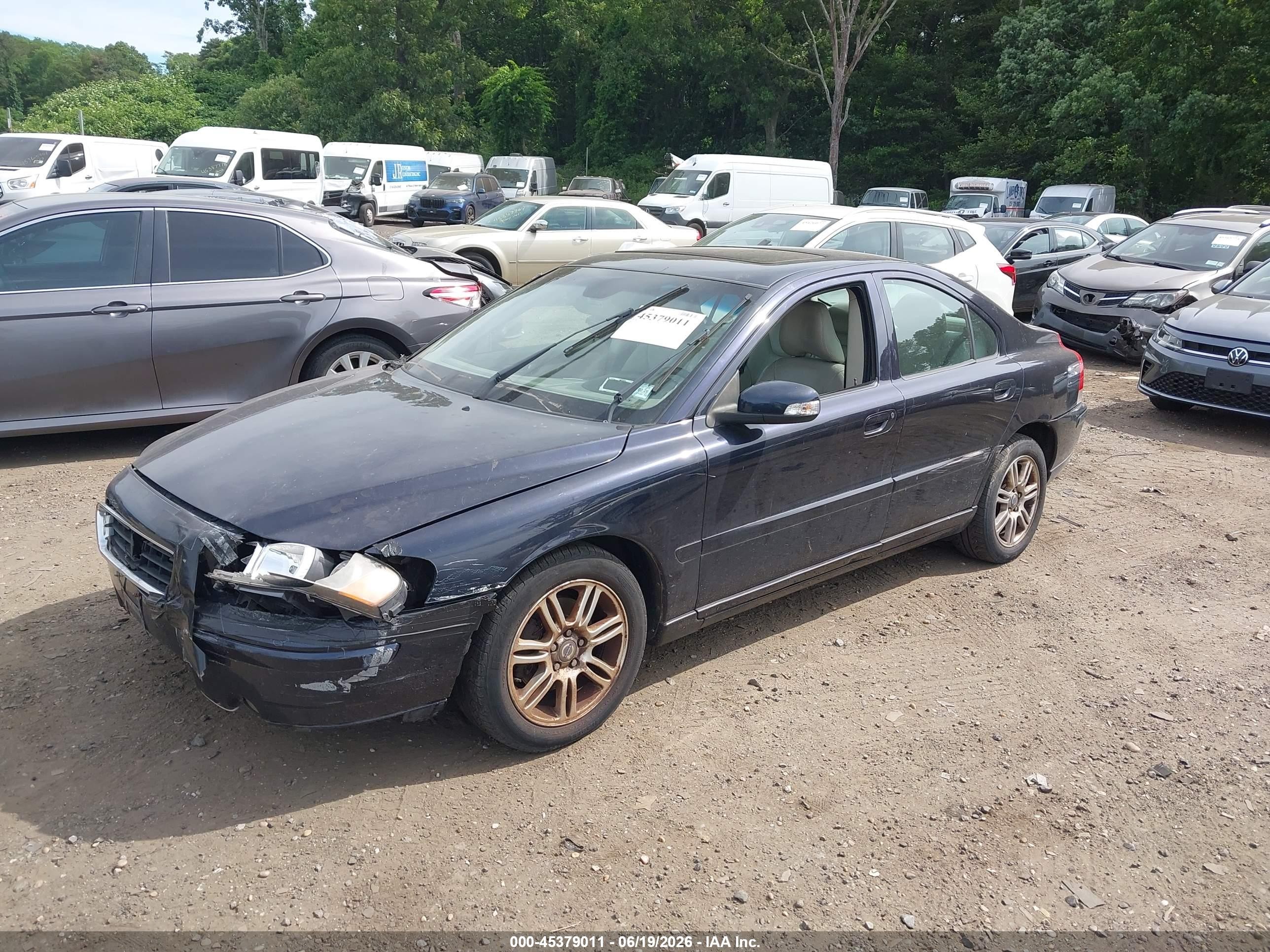2007 Volvo S60 2.5t Черный vin: YV1RH592072638422