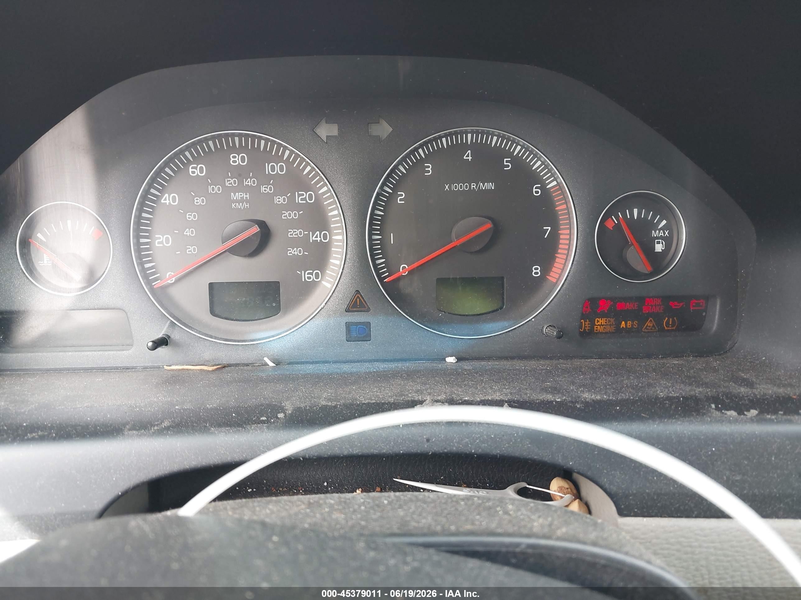 2007 Volvo S60 2.5t Черный vin: YV1RH592072638422