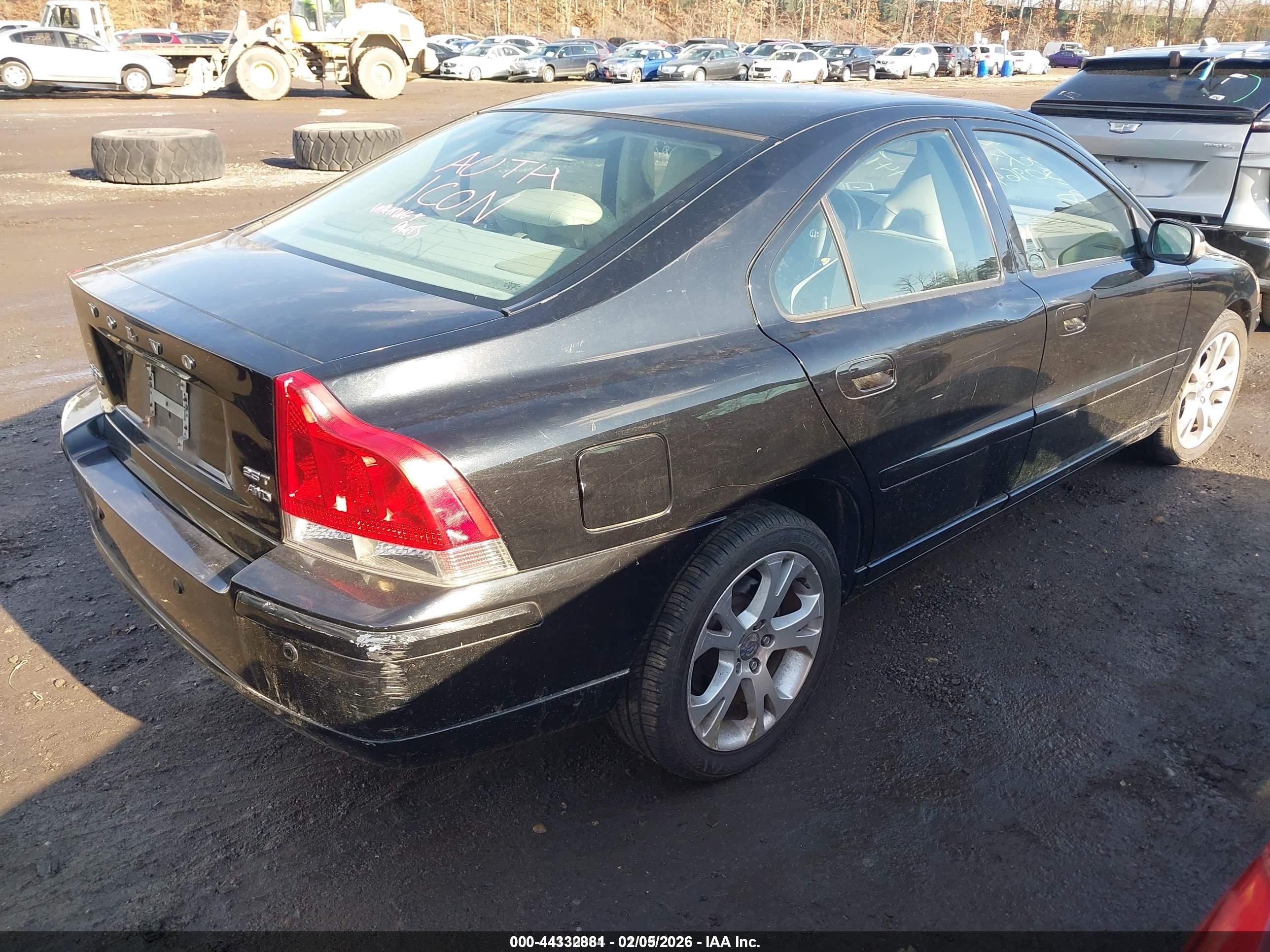 2009 Volvo S60 2.5t/2.5t Special Edition Black vin: YV1RH592092726177