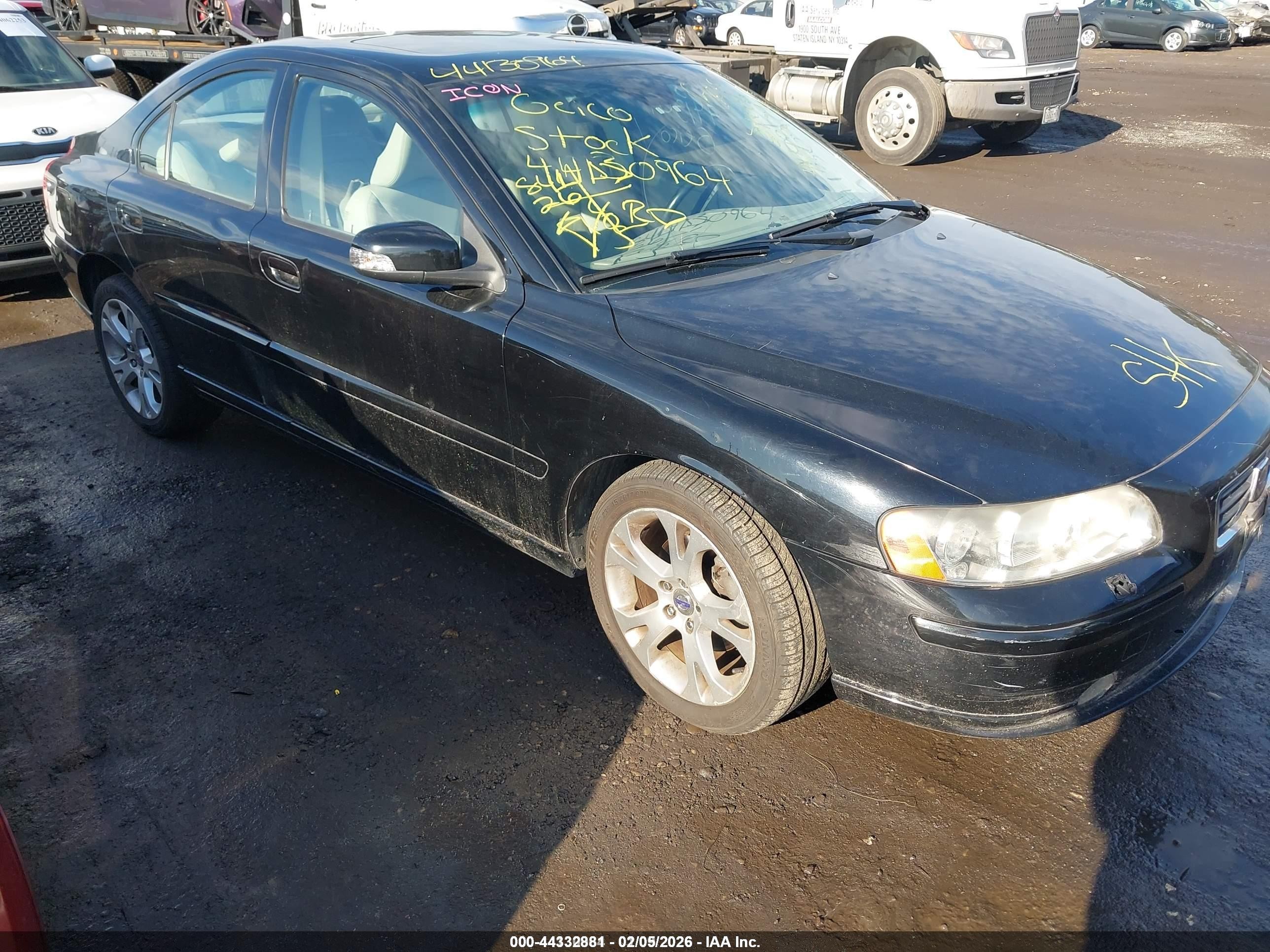 2009 Volvo S60 2.5t/2.5t Special Edition Черный vin: YV1RH592092726177