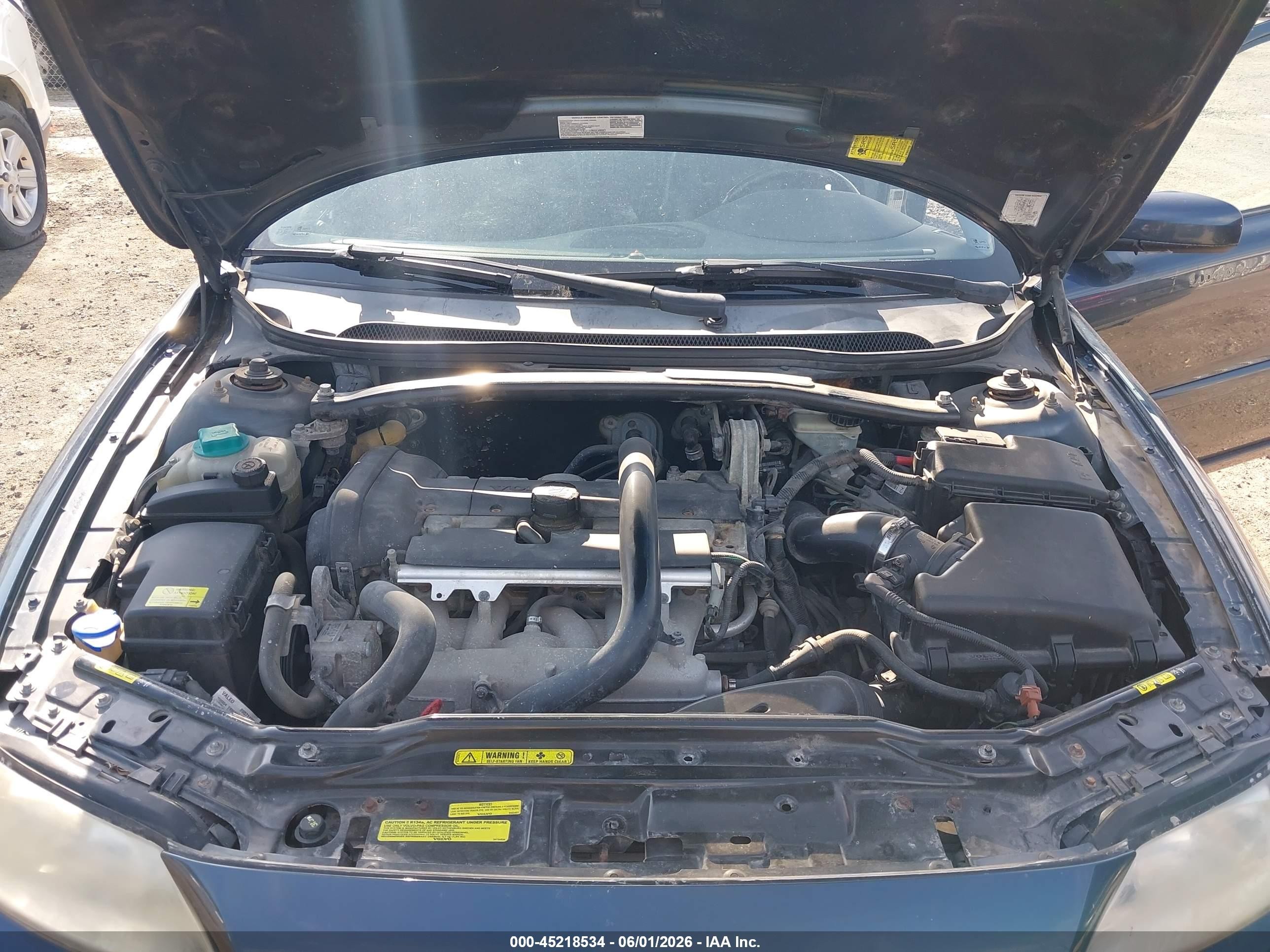 2006 Volvo S60 2.5t Dark Blue vin: YV1RH592162557475
