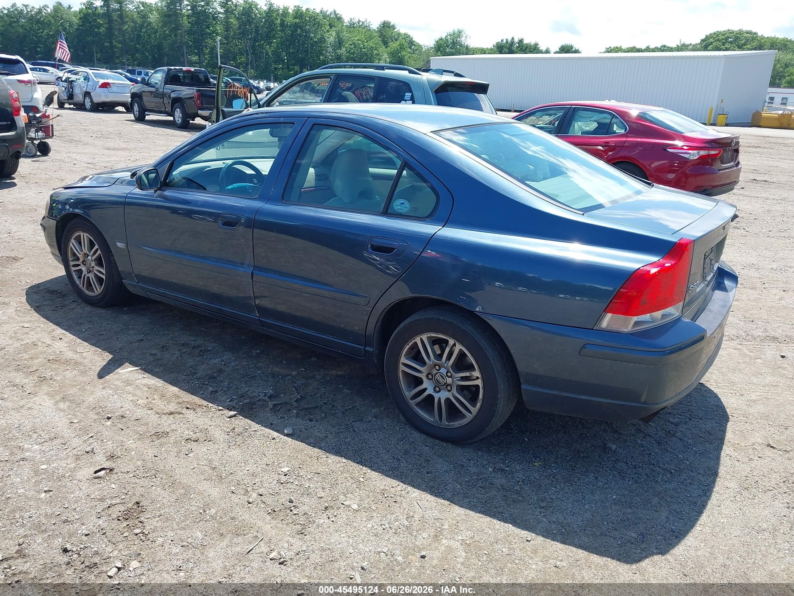 2006 Volvo S60 2.5t Blue vin: YV1RH592262550521