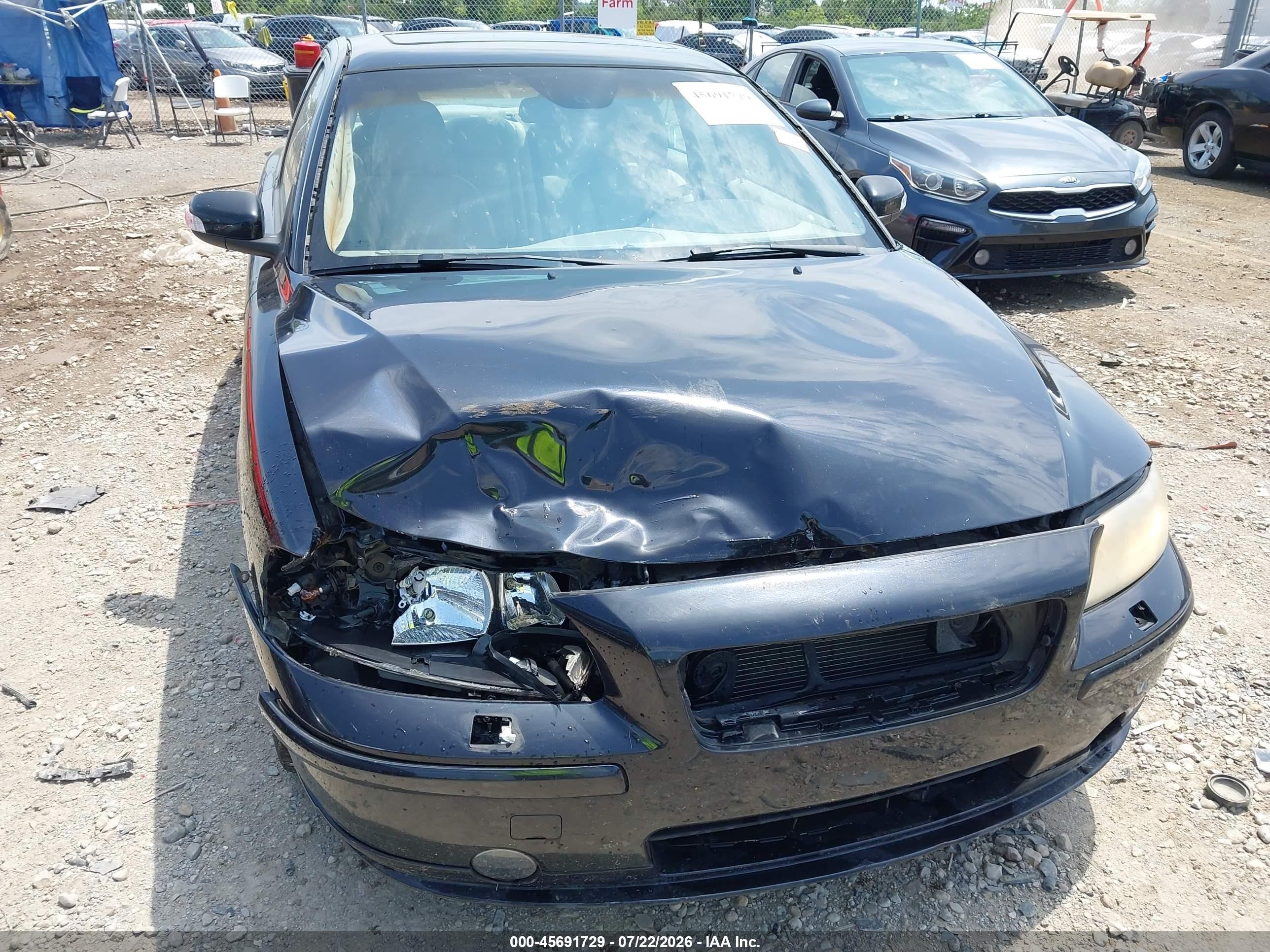 2007 Volvo S60 2.5t Black vin: YV1RH592272628149