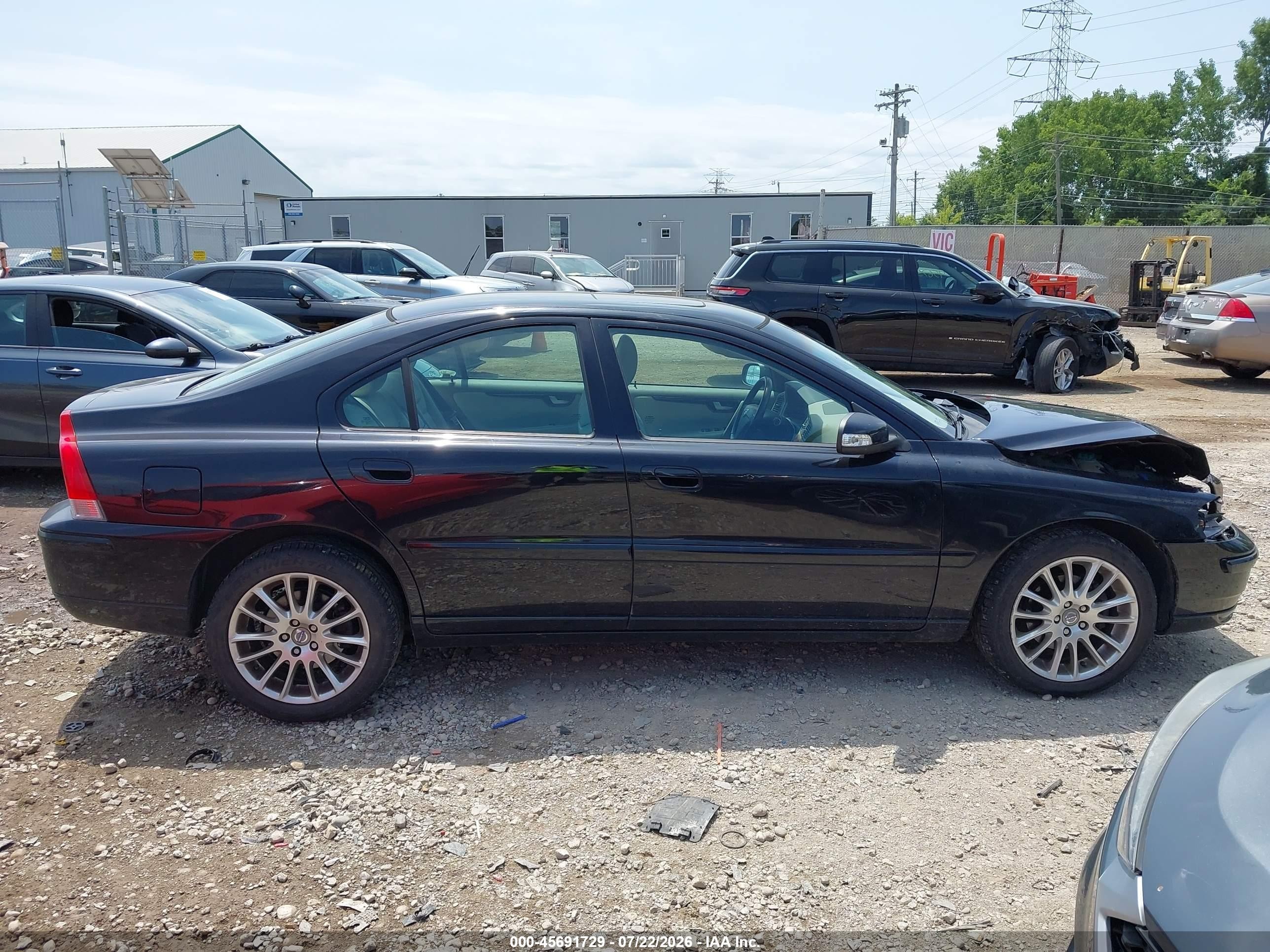 2007 Volvo S60 2.5t Black vin: YV1RH592272628149