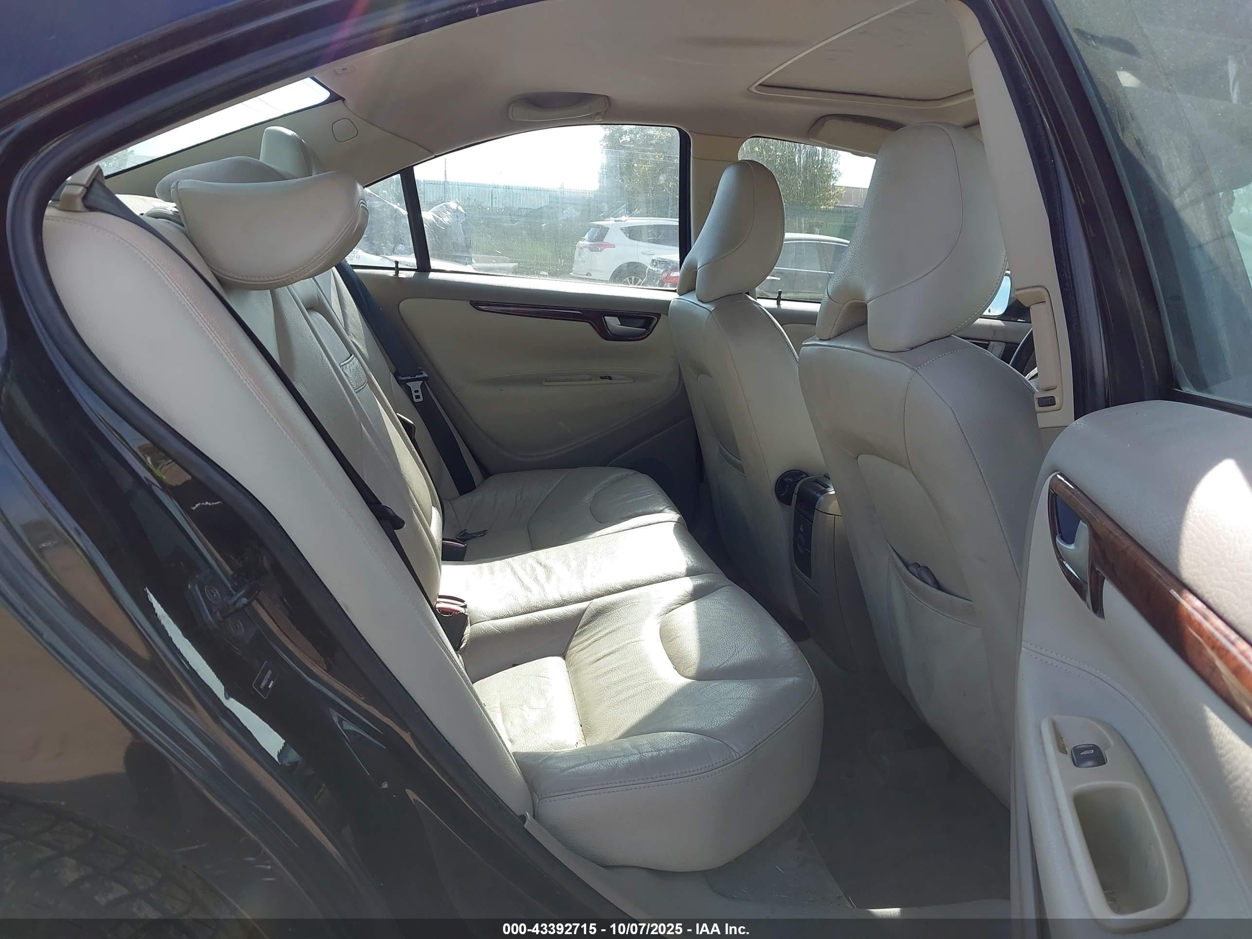 2007 Volvo S60 2.5t Black vin: YV1RH592372603101
