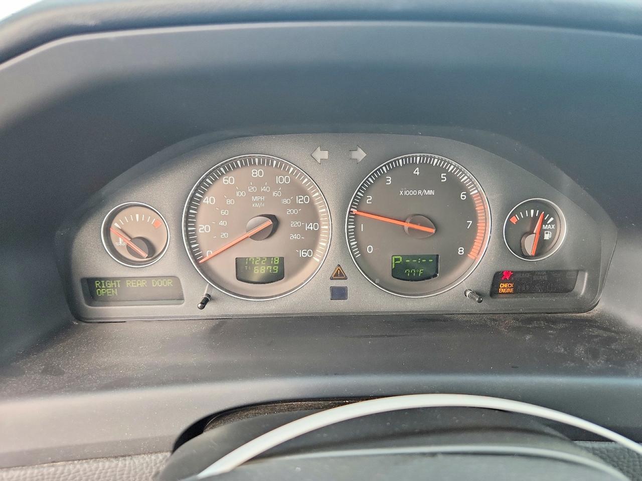 2008 Volvo S60 2.5t Silver vin: YV1RH592382670802