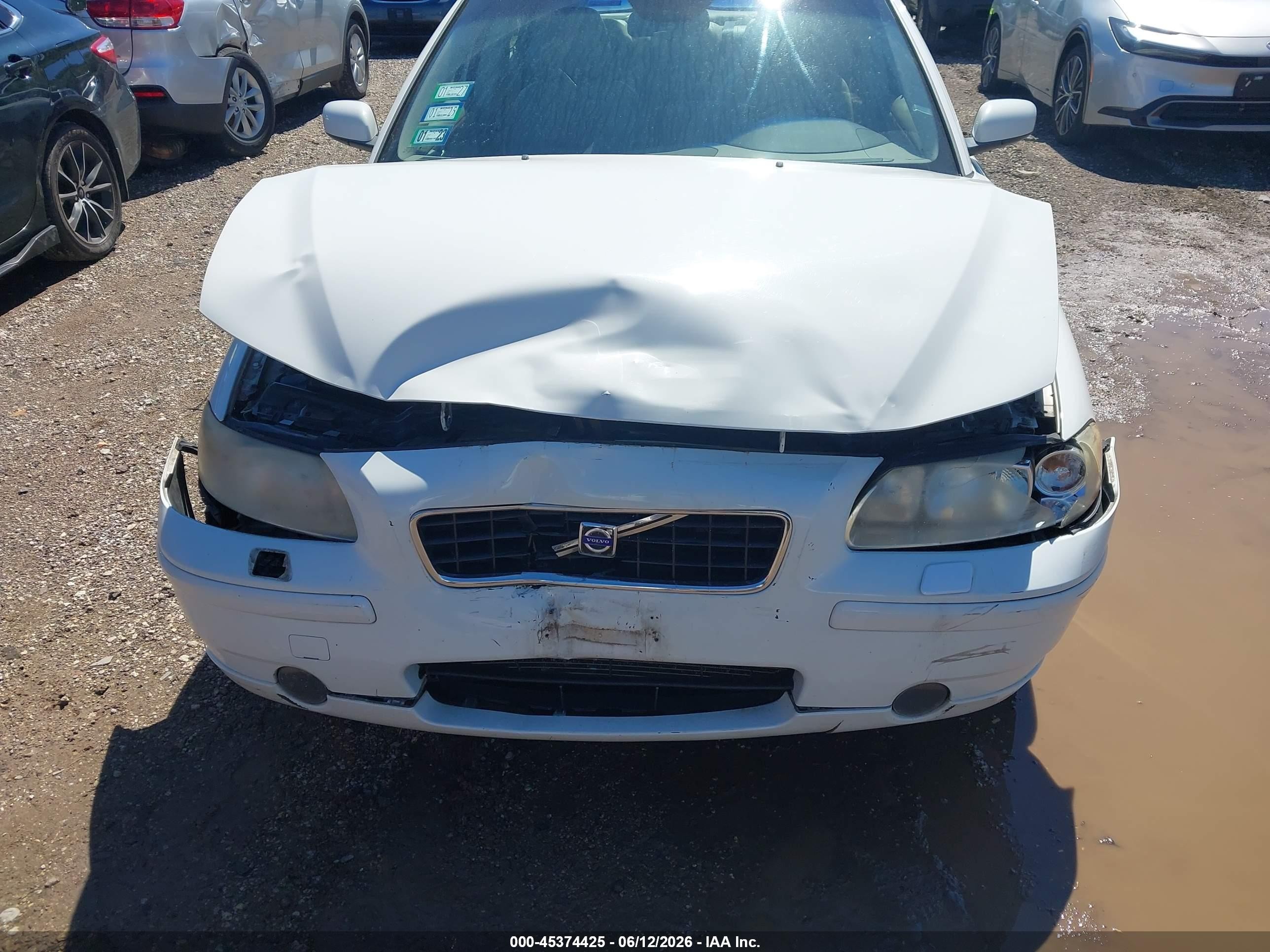 2005 Volvo S60 2.5t Awd White vin: YV1RH592752464300
