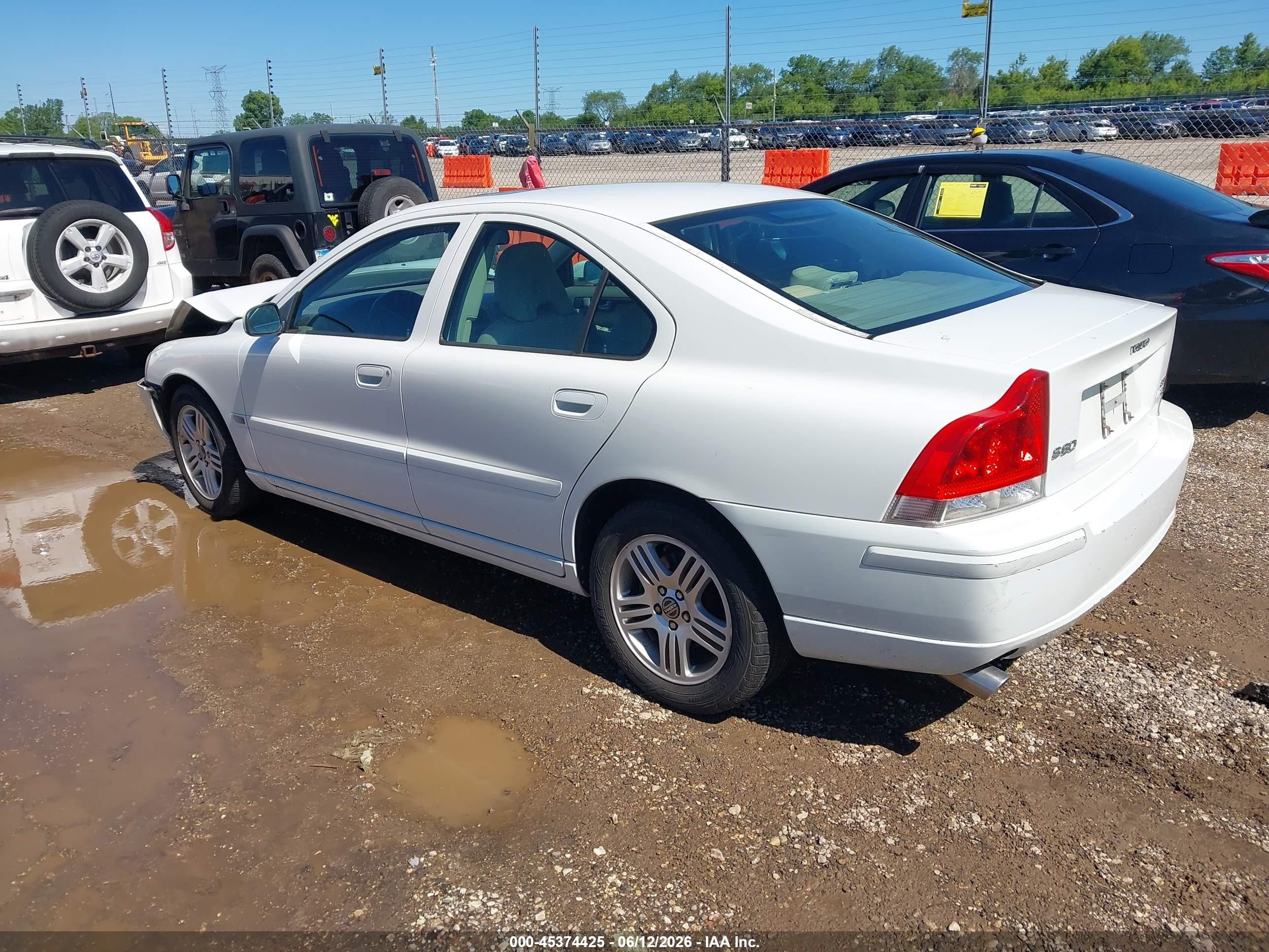 2005 Volvo S60 2.5t Awd White vin: YV1RH592752464300