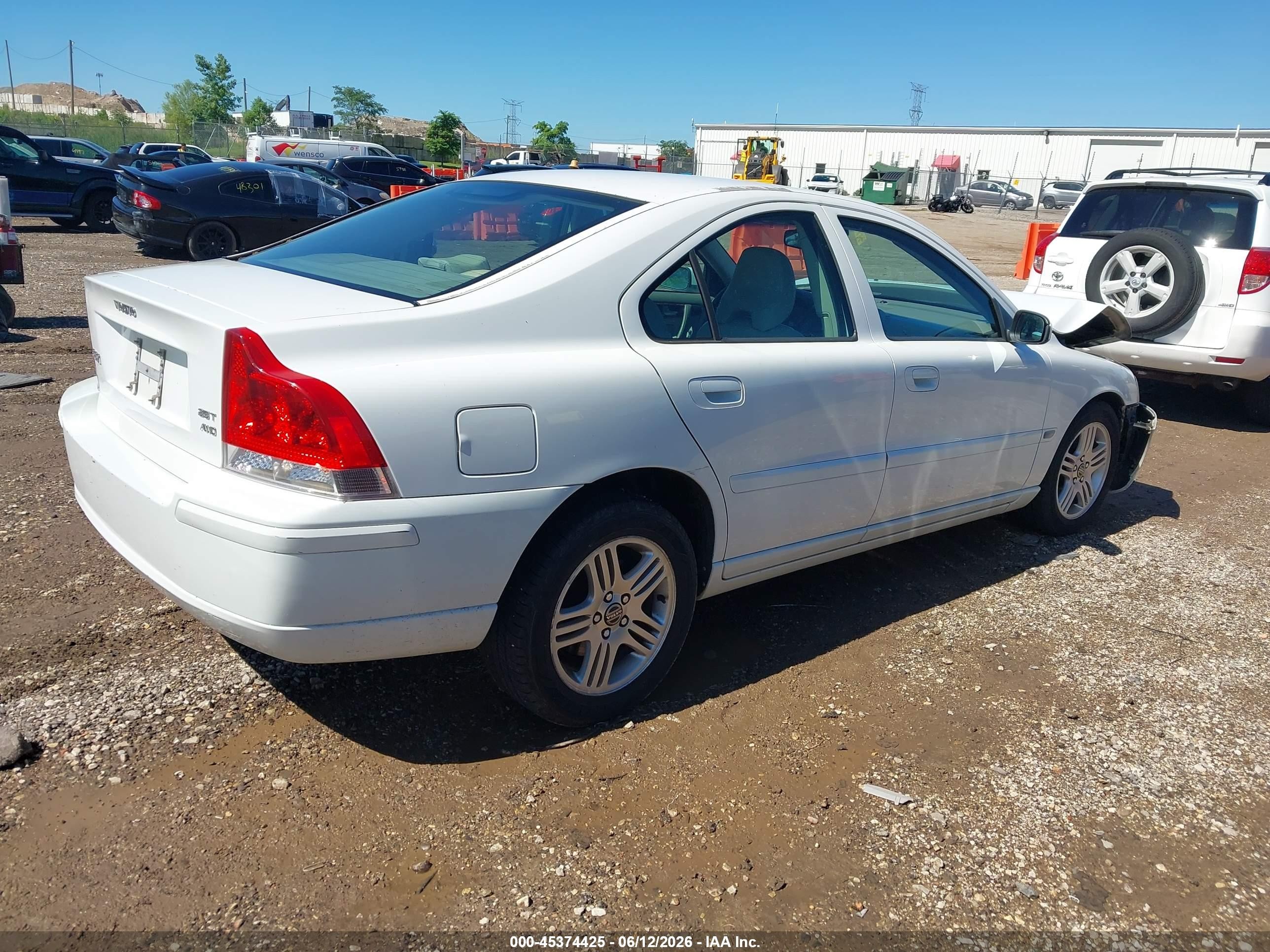 2005 Volvo S60 2.5t Awd White vin: YV1RH592752464300