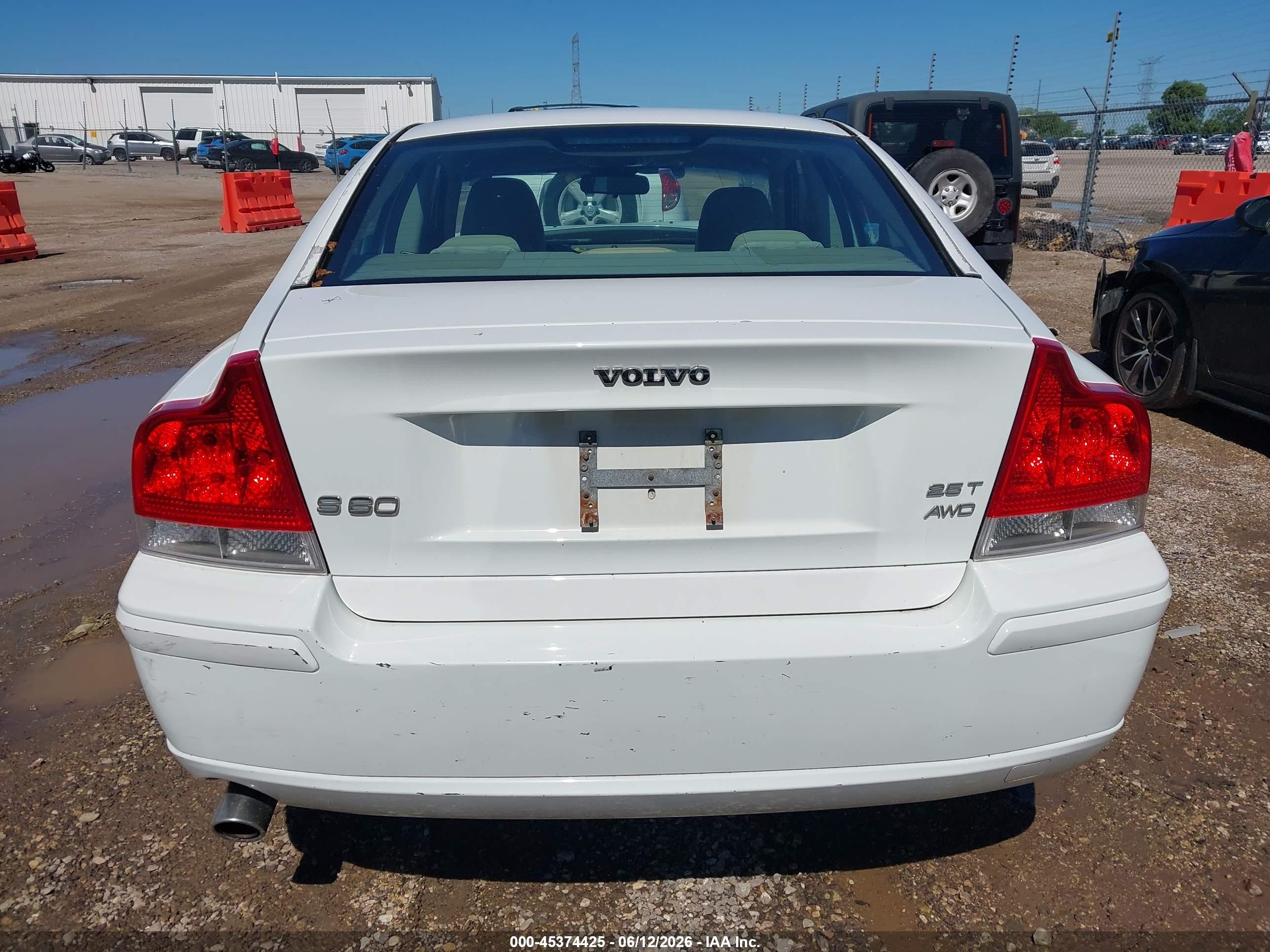 2005 Volvo S60 2.5t Awd White vin: YV1RH592752464300