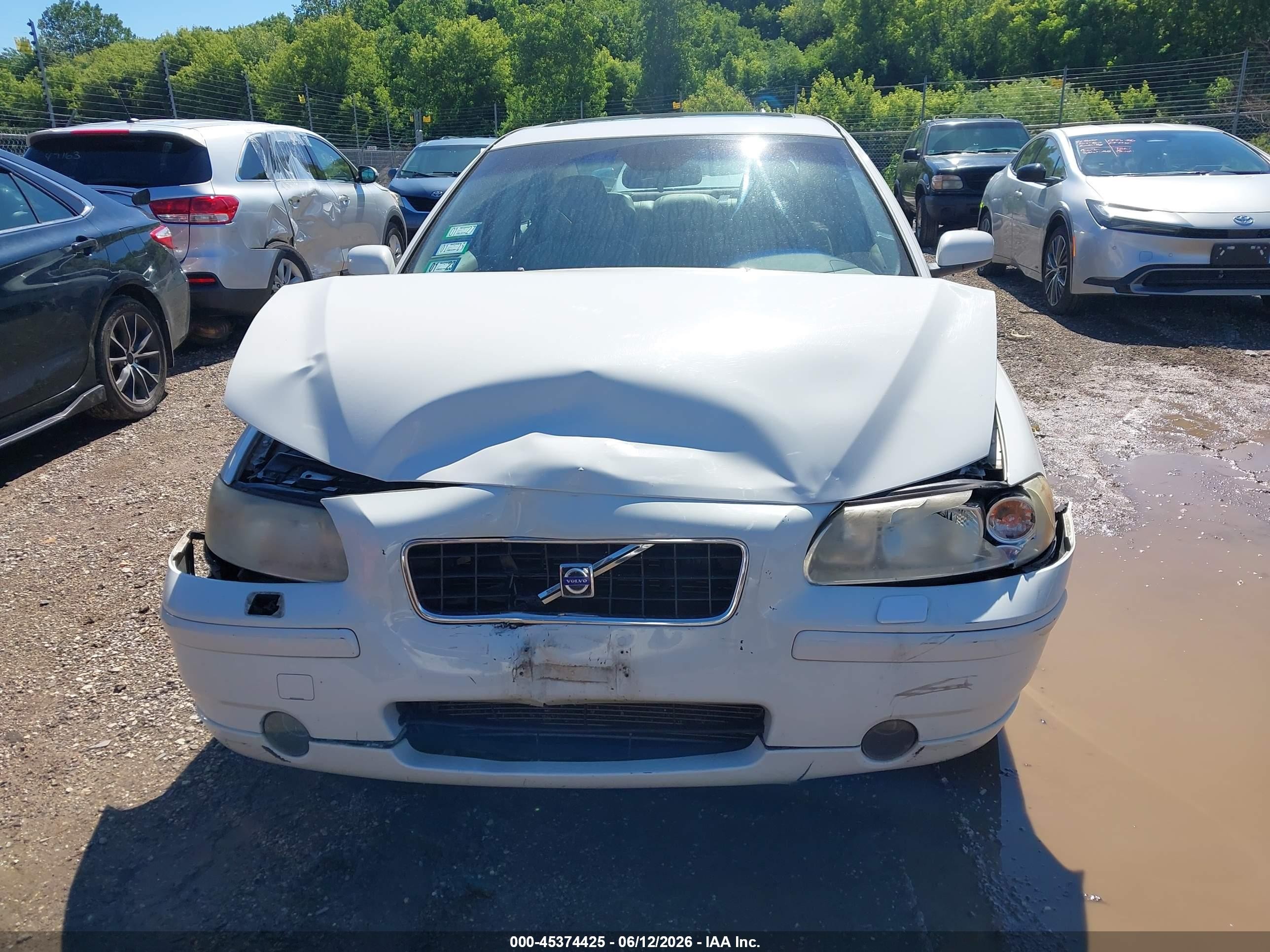 2005 Volvo S60 2.5t Awd White vin: YV1RH592752464300