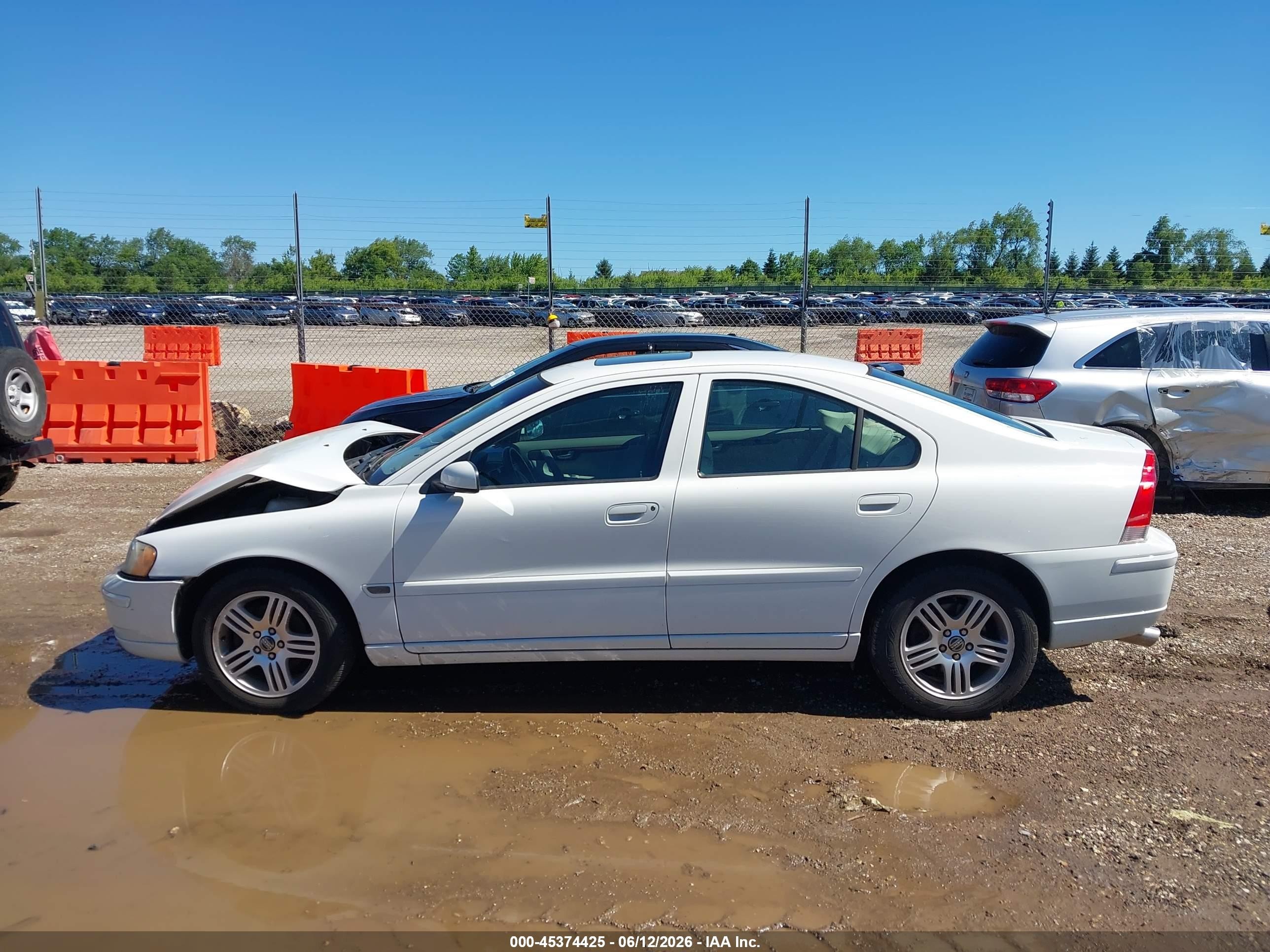 2005 Volvo S60 2.5t Awd White vin: YV1RH592752464300