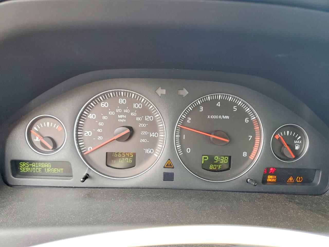 2007 Volvo S60 2.5t Charcoal vin: YV1RH592772617132