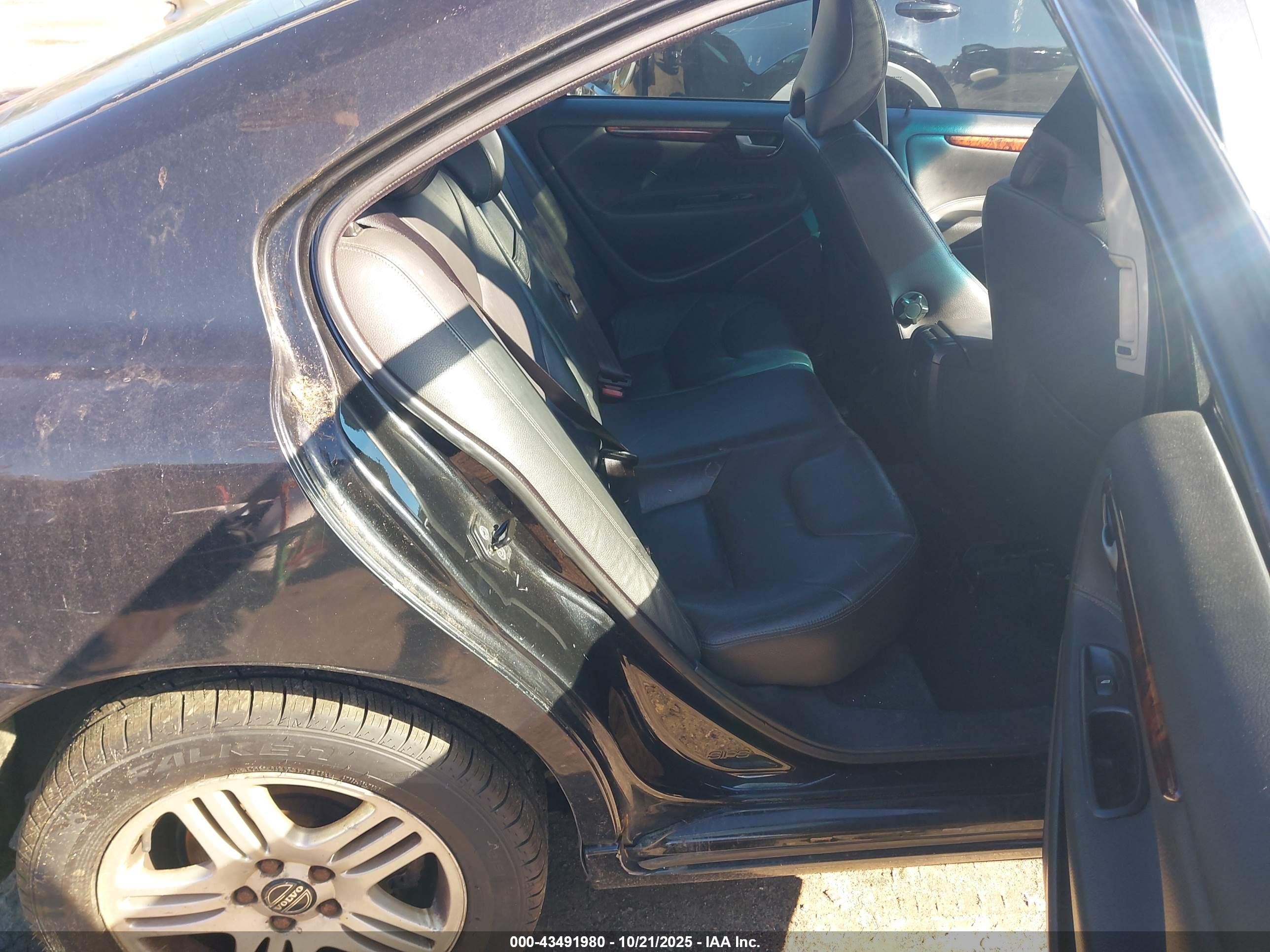 2005 Volvo S60 2.5t Awd Black vin: YV1RH592952443190