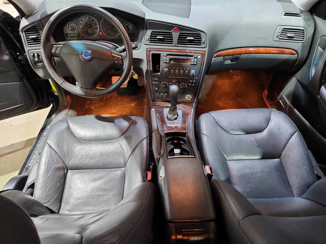2008 Volvo S60 2.5t Black vin: YV1RH592982697390