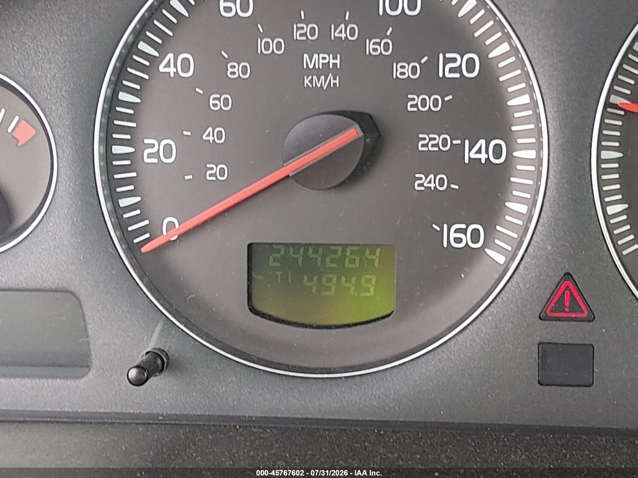 2006 Volvo S60 2.5t White vin: YV1RH592X62525897