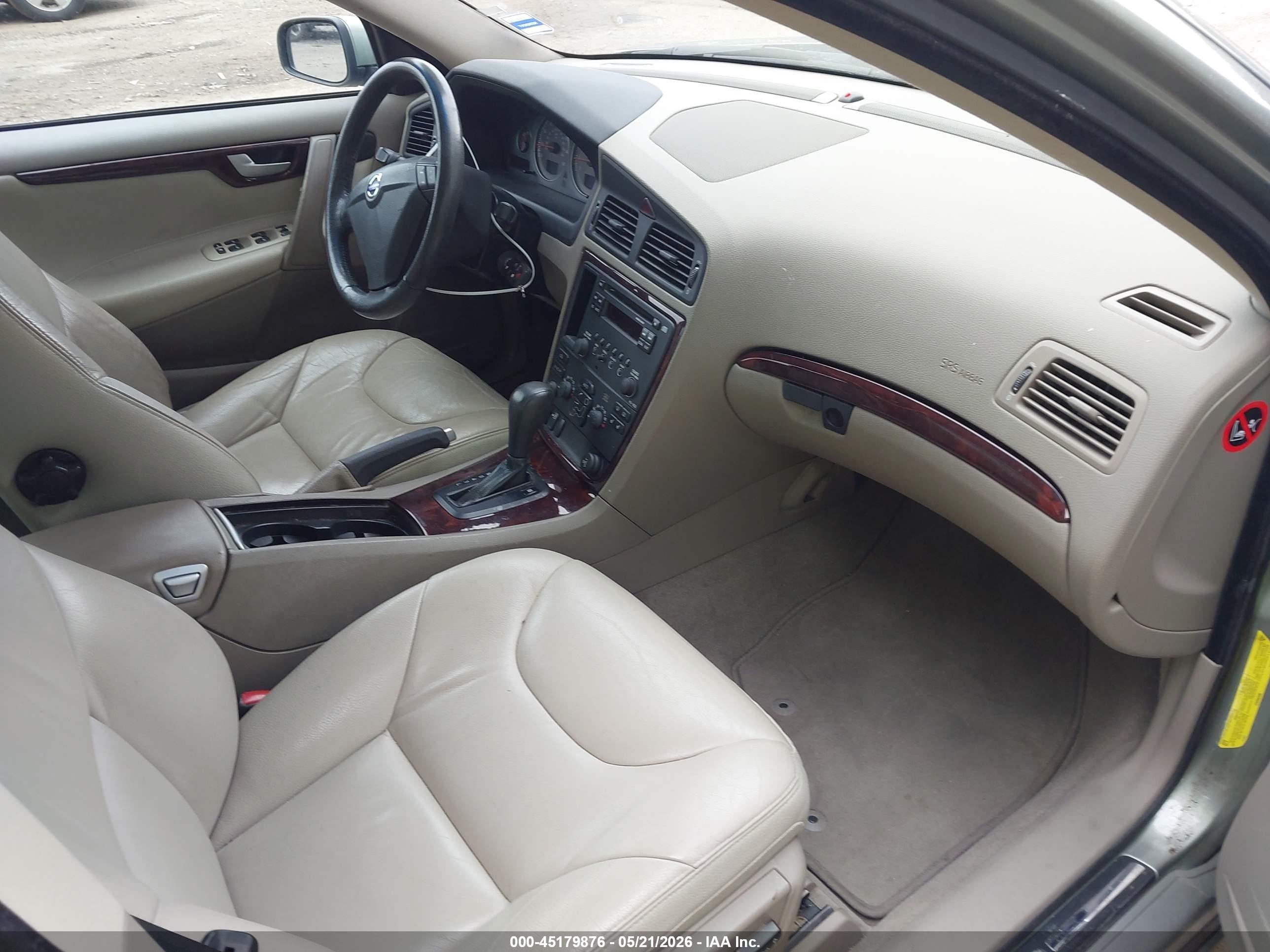 2006 Volvo S60 2.5t Green vin: YV1RH592X62542084