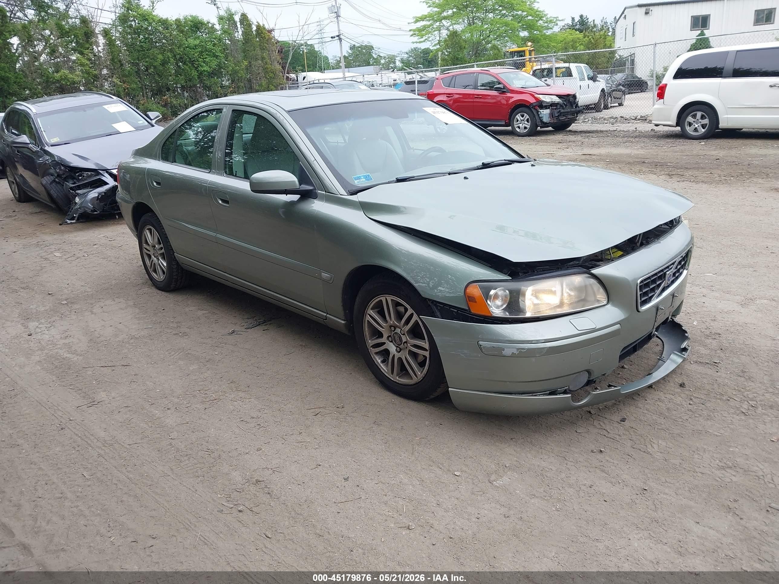 2006 Volvo S60 2.5t Green vin: YV1RH592X62542084