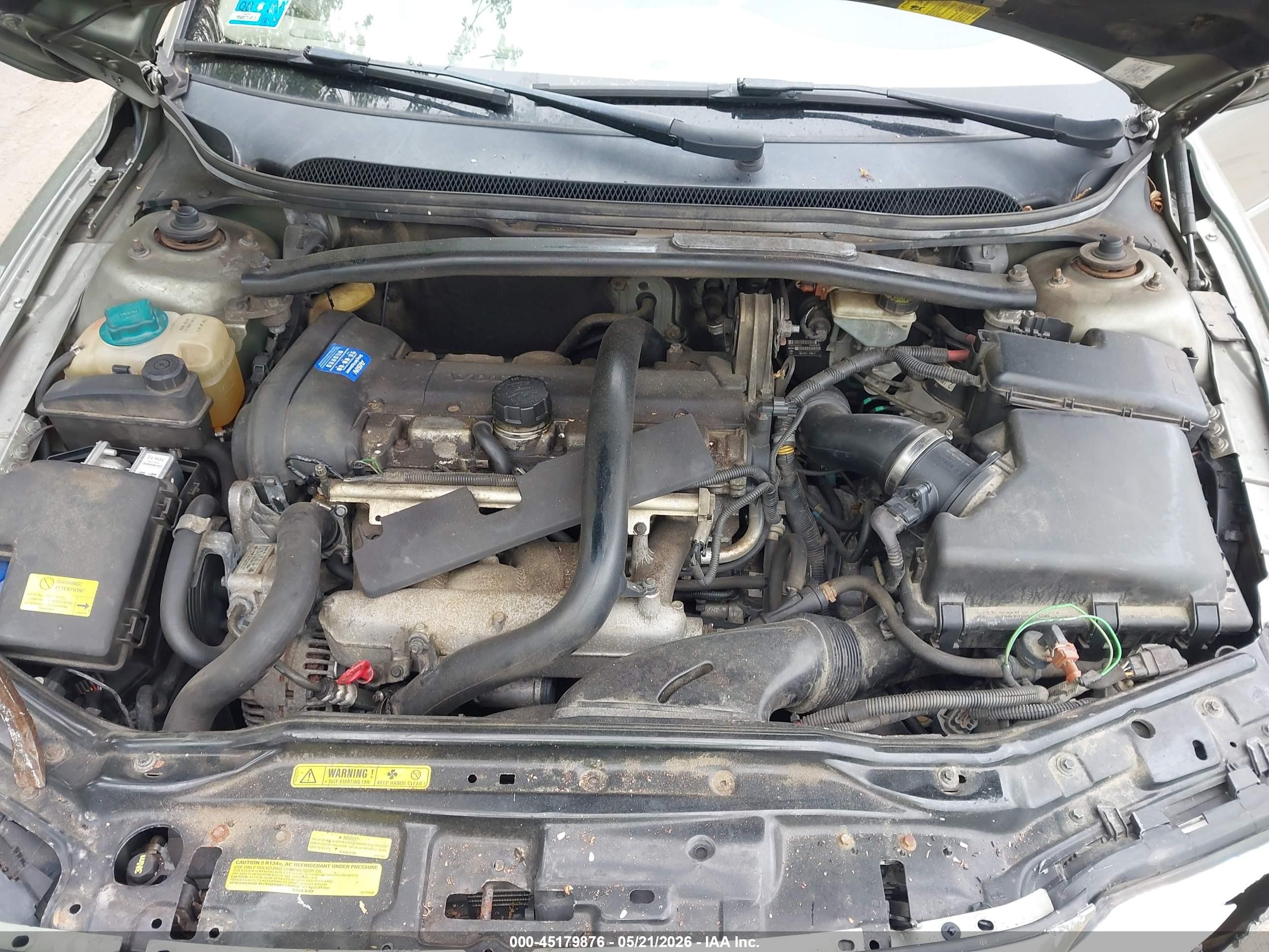 2006 Volvo S60 2.5t Green vin: YV1RH592X62542084