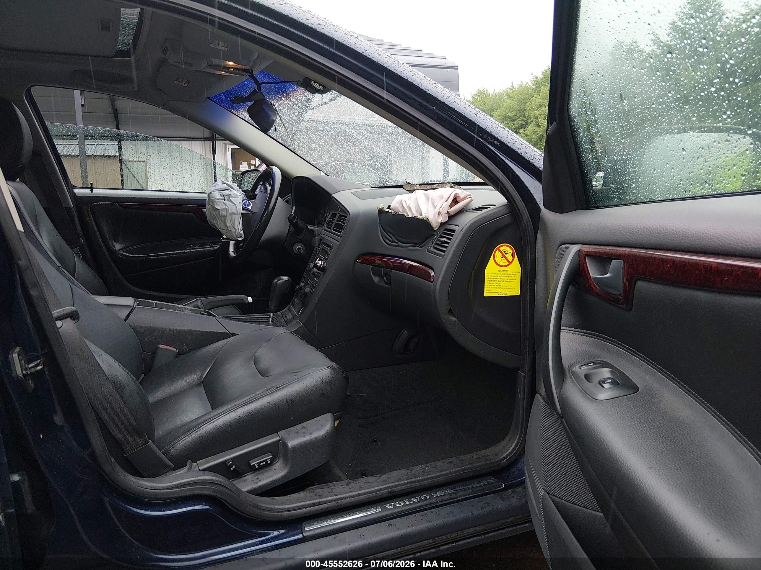 2004 Volvo S60 2.5t Awd Dark Blue vin: YV1RH59H142381996