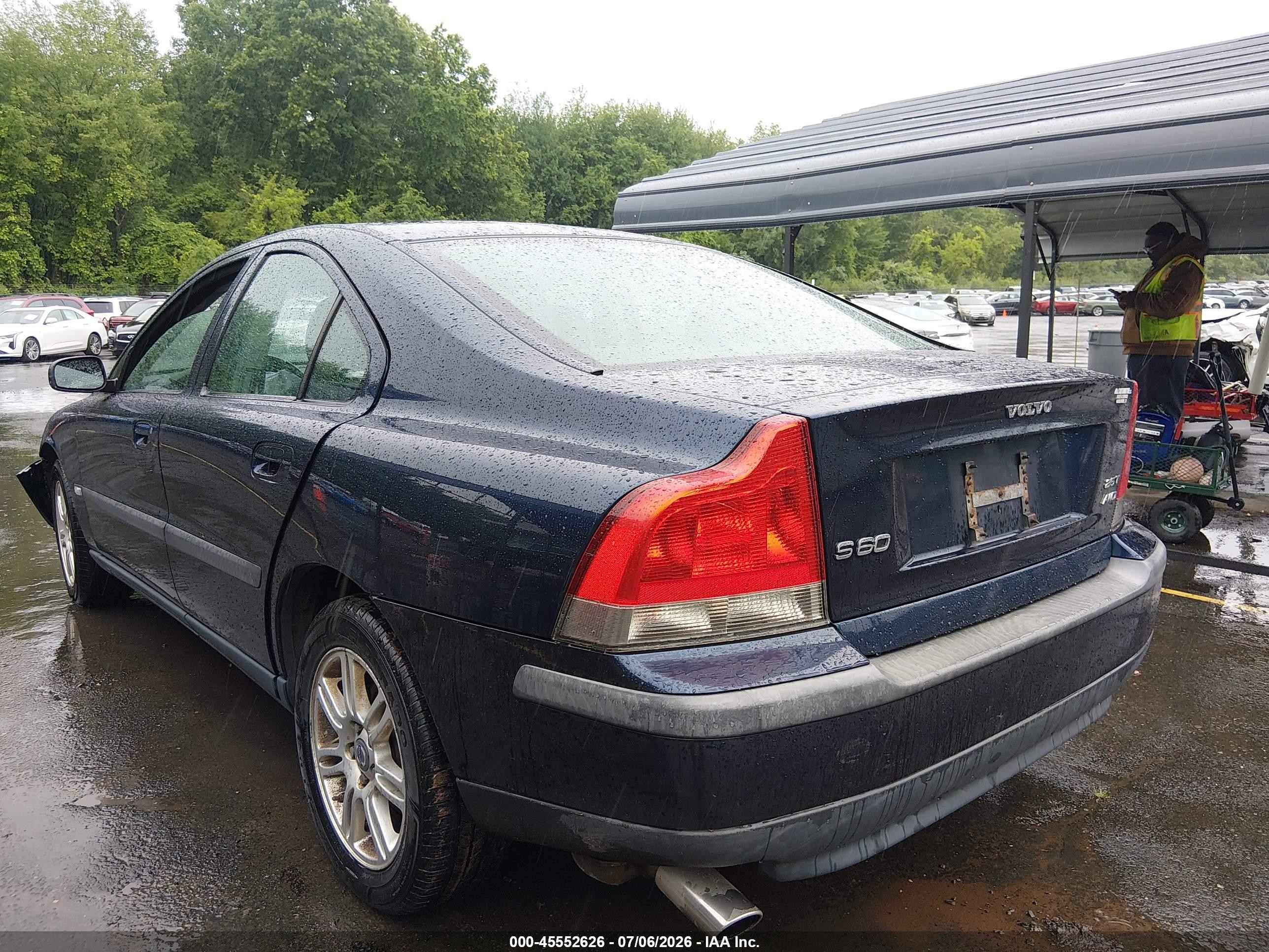 2004 Volvo S60 2.5t Awd Dark Blue vin: YV1RH59H142381996