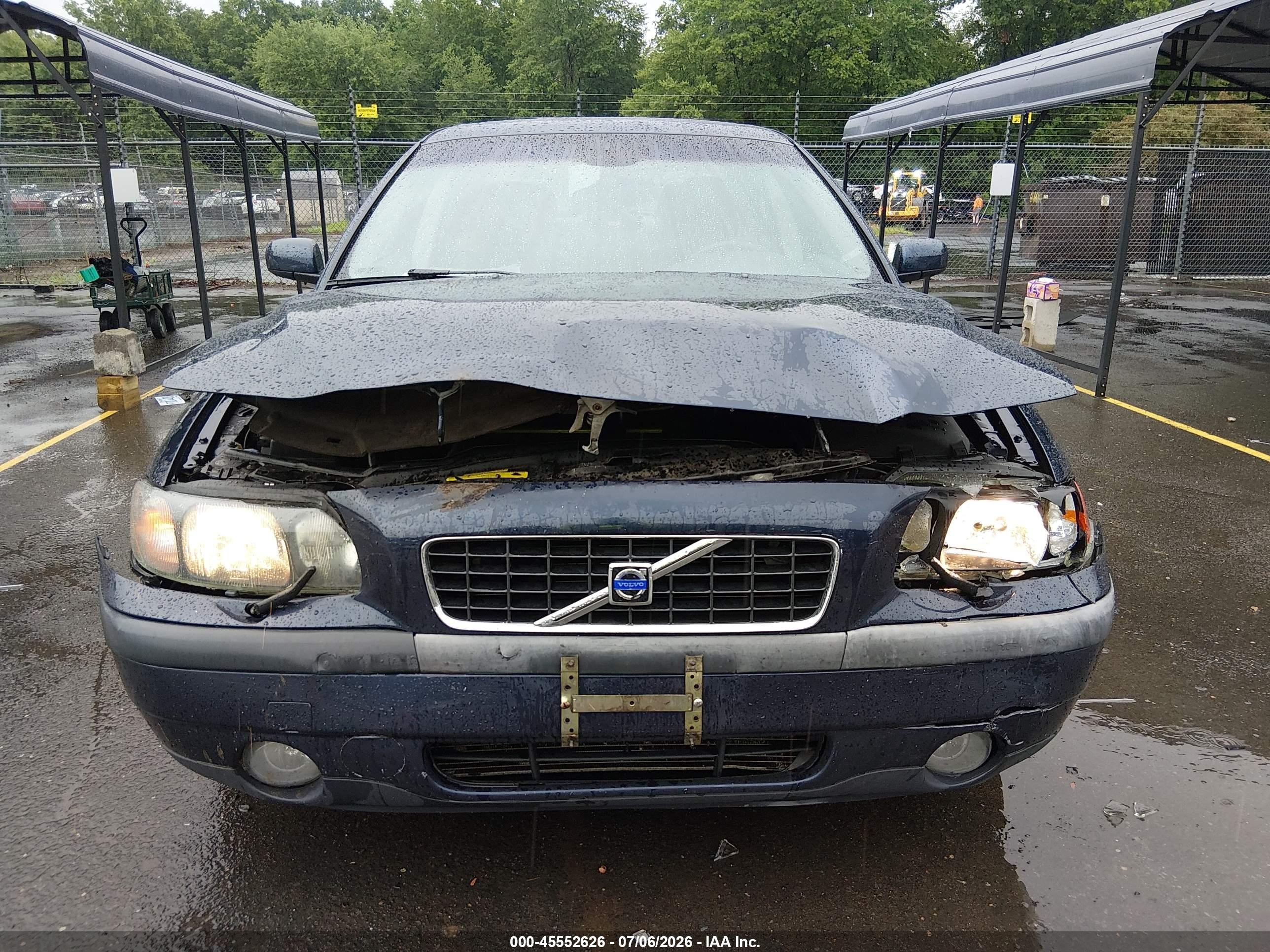 2004 Volvo S60 2.5t Awd Dark Blue vin: YV1RH59H142381996