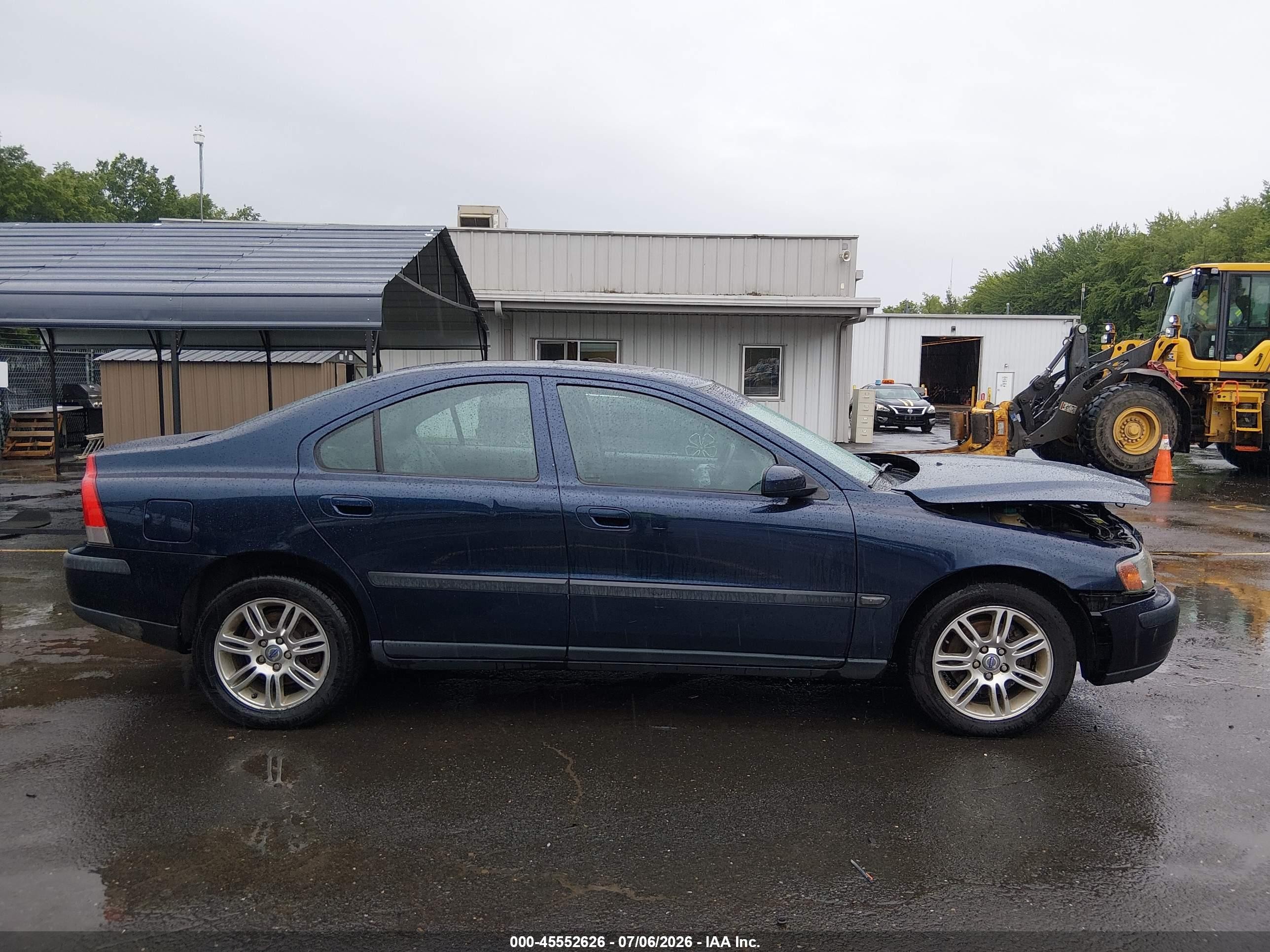 2004 Volvo S60 2.5t Awd Dark Blue vin: YV1RH59H142381996