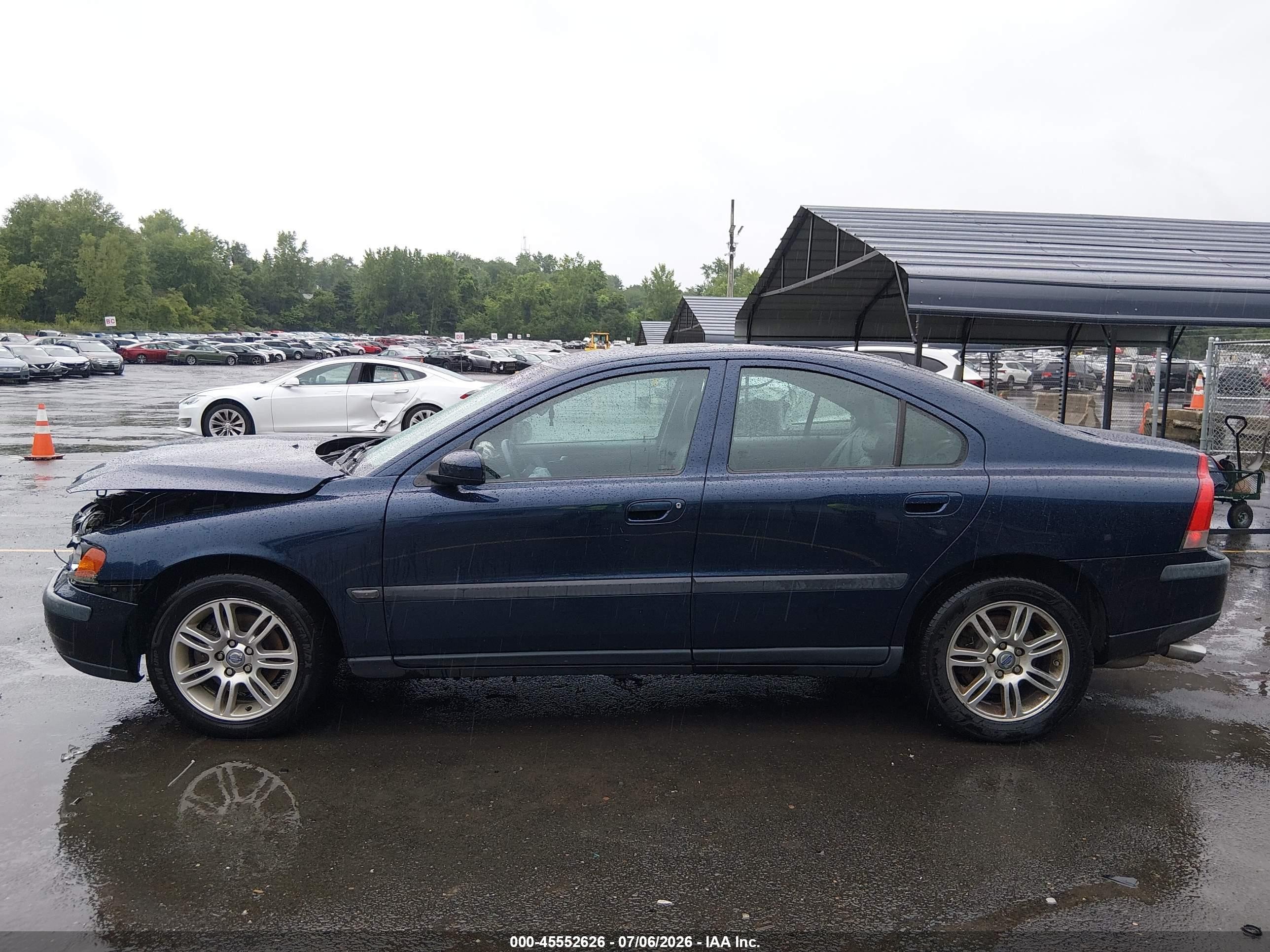2004 Volvo S60 2.5t Awd Dark Blue vin: YV1RH59H142381996
