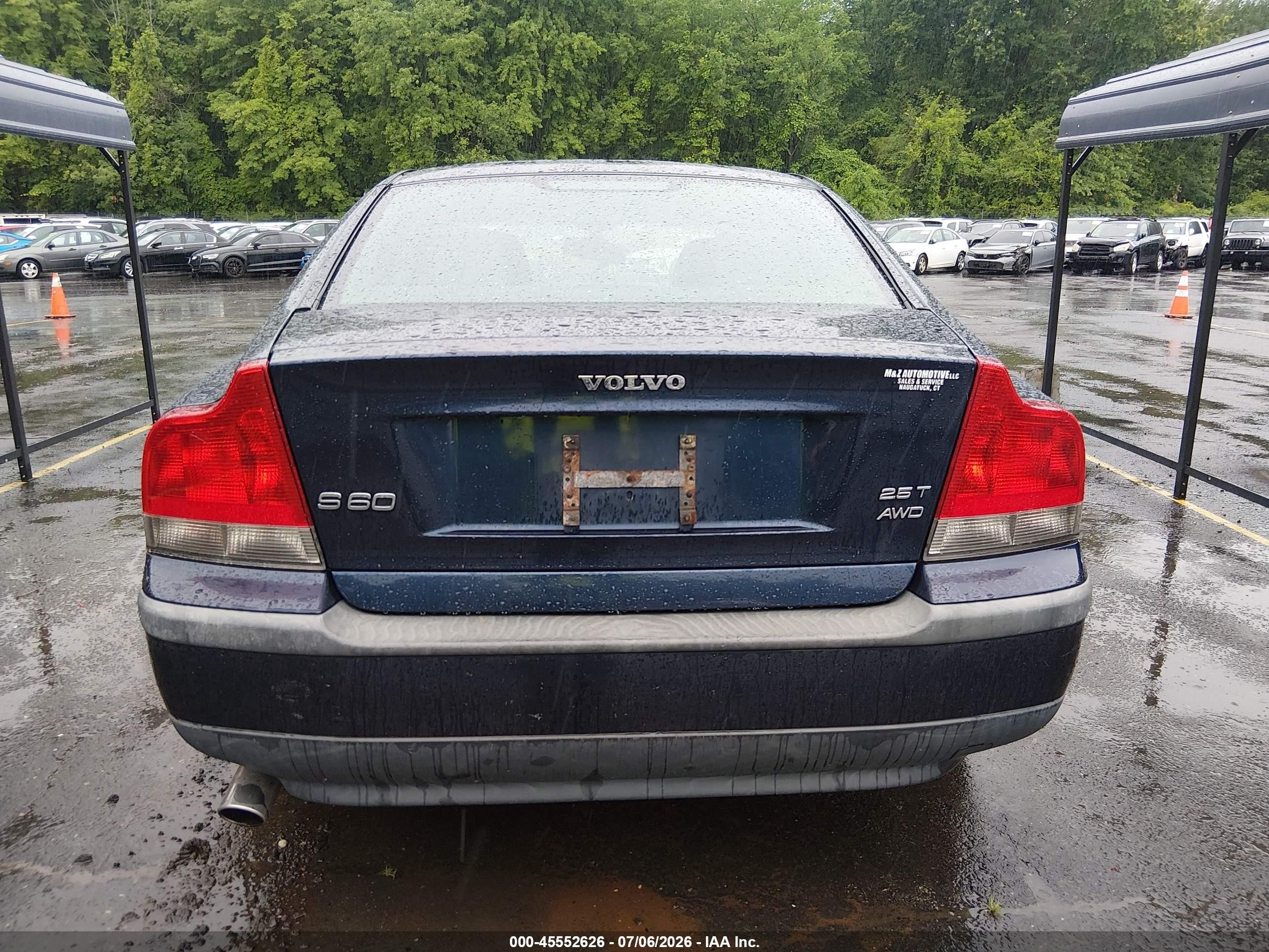 2004 Volvo S60 2.5t Awd Dark Blue vin: YV1RH59H142381996