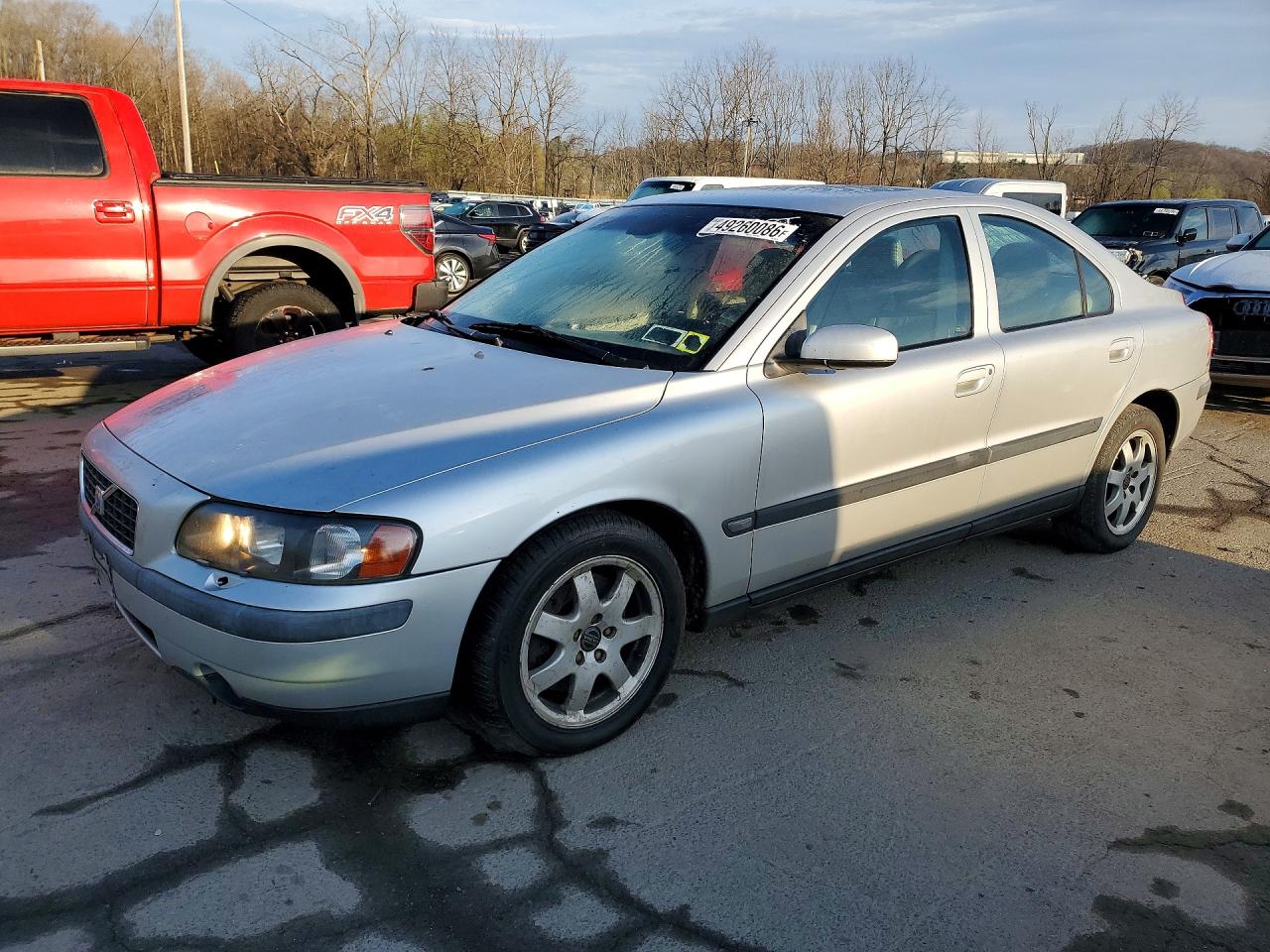2004 Volvo S60 2.5t Silver vin: YV1RH59H442346787