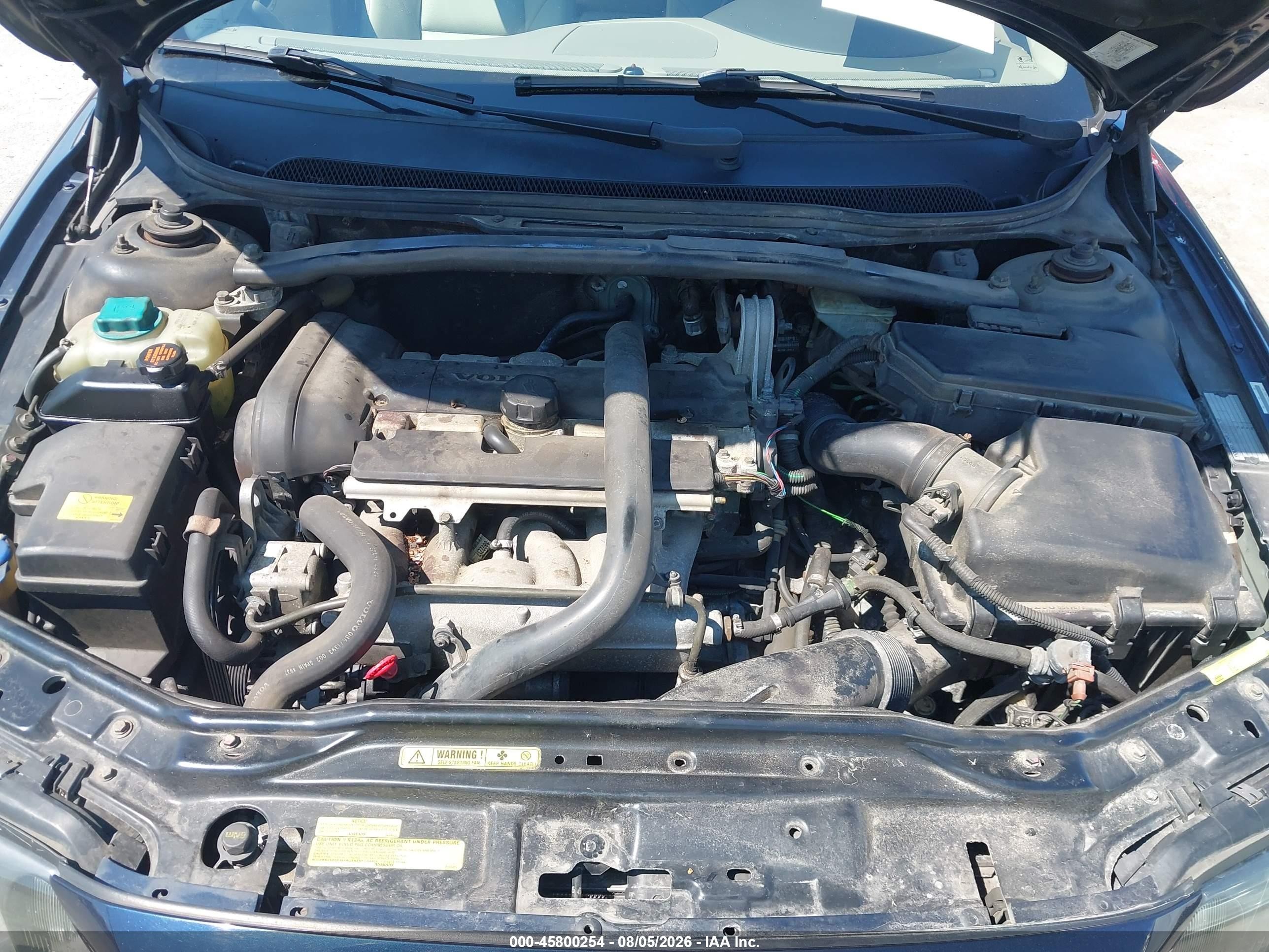 2003 Volvo S60 2.5t Awd Blue vin: YV1RH59H832283143