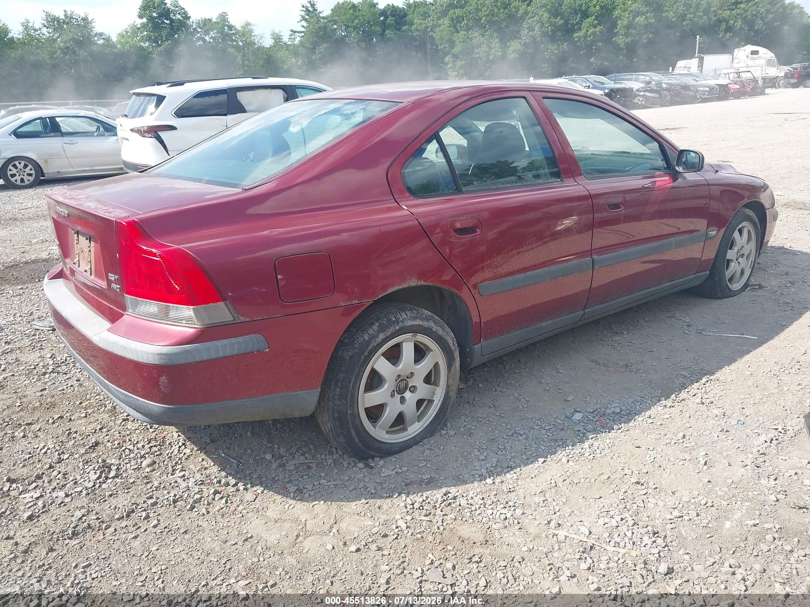 2004 Volvo S60 2.5t Awd Red vin: YV1RH59H942331847
