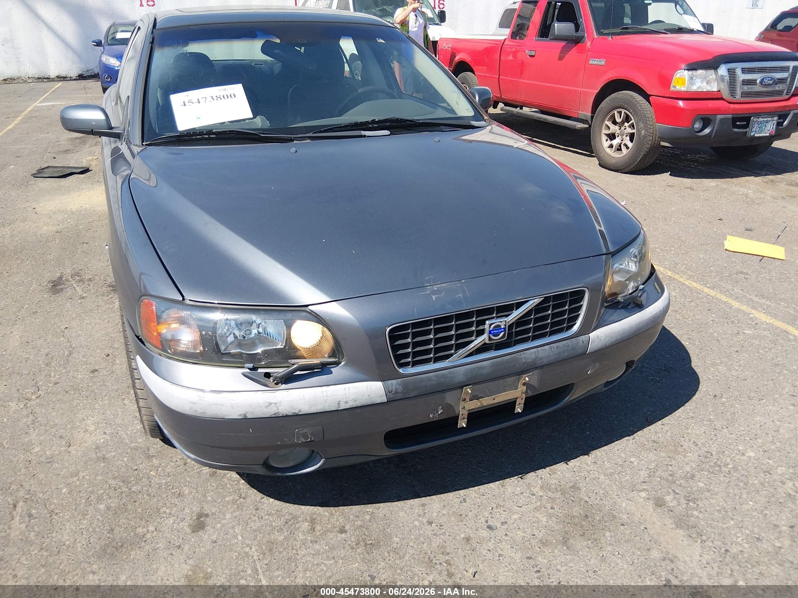2004 Volvo S60 T5 Gray vin: YV1RS53D042374755