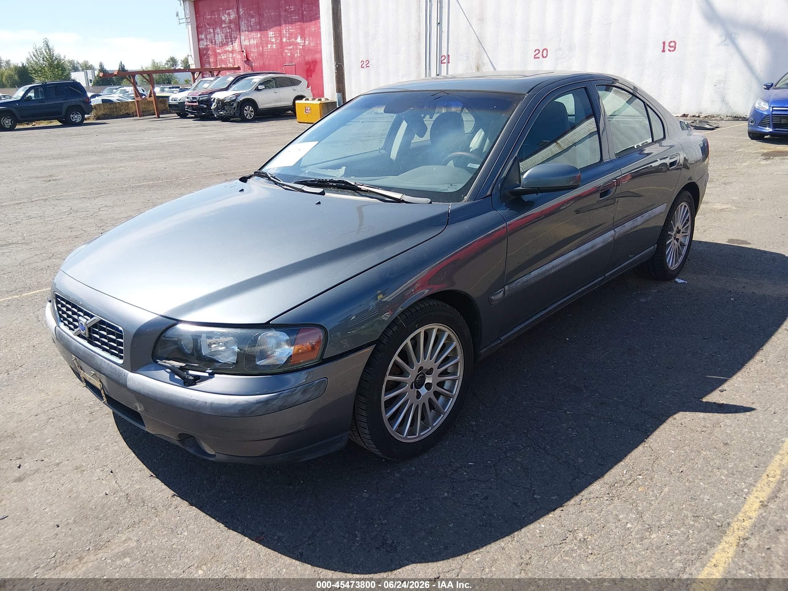 2004 Volvo S60 T5 Gray vin: YV1RS53D042374755
