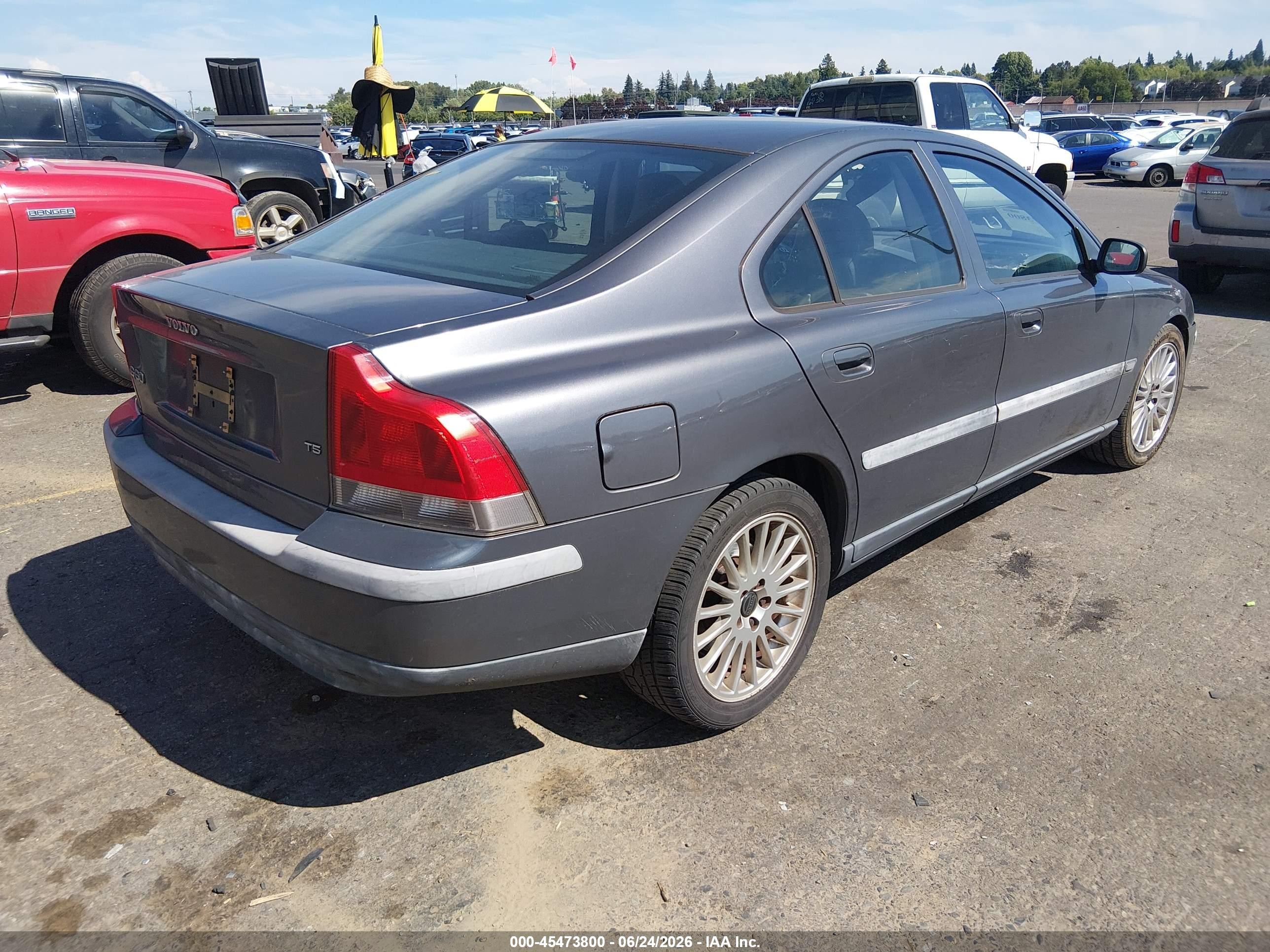2004 Volvo S60 T5 Gray vin: YV1RS53D042374755