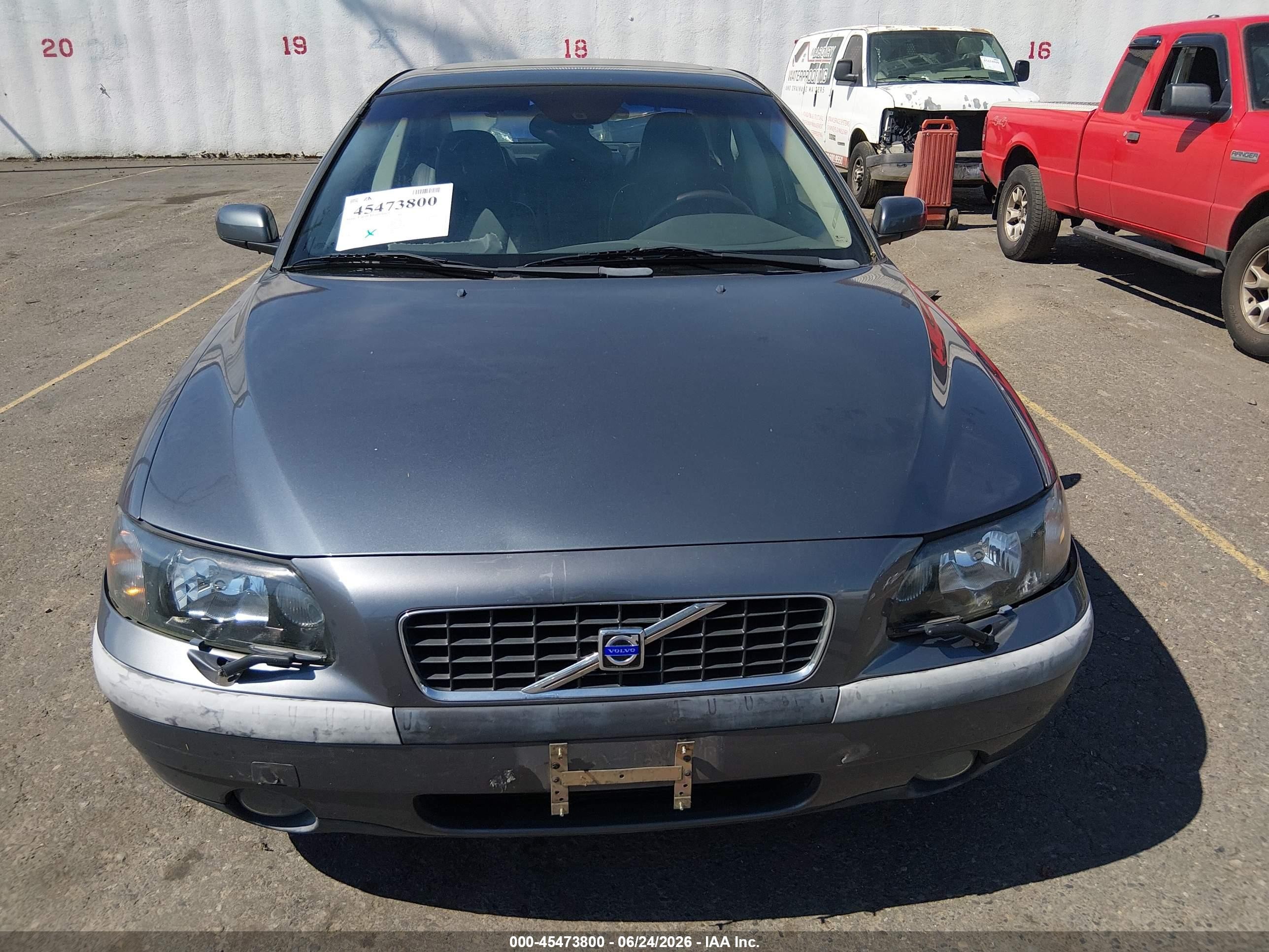 2004 Volvo S60 T5 Gray vin: YV1RS53D042374755
