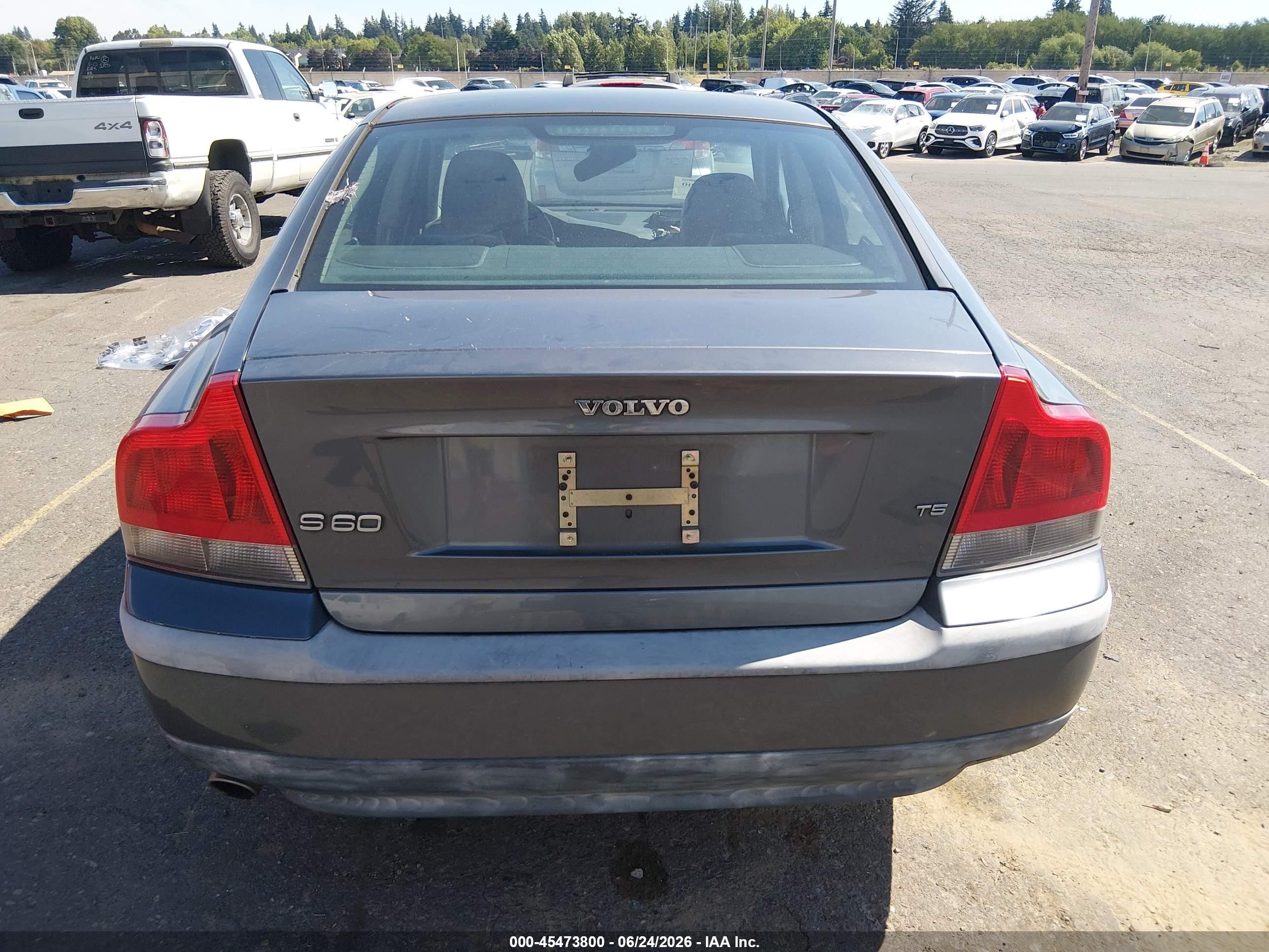 2004 Volvo S60 T5 Gray vin: YV1RS53D042374755