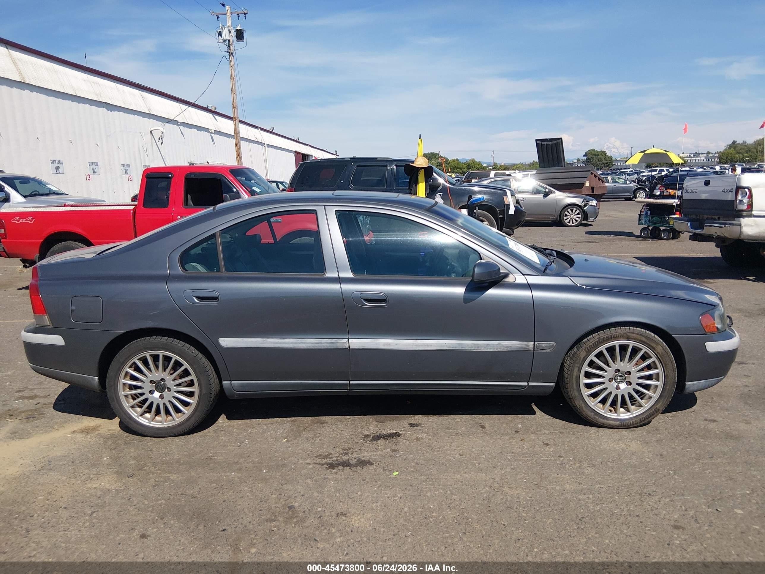 2004 Volvo S60 T5 Gray vin: YV1RS53D042374755