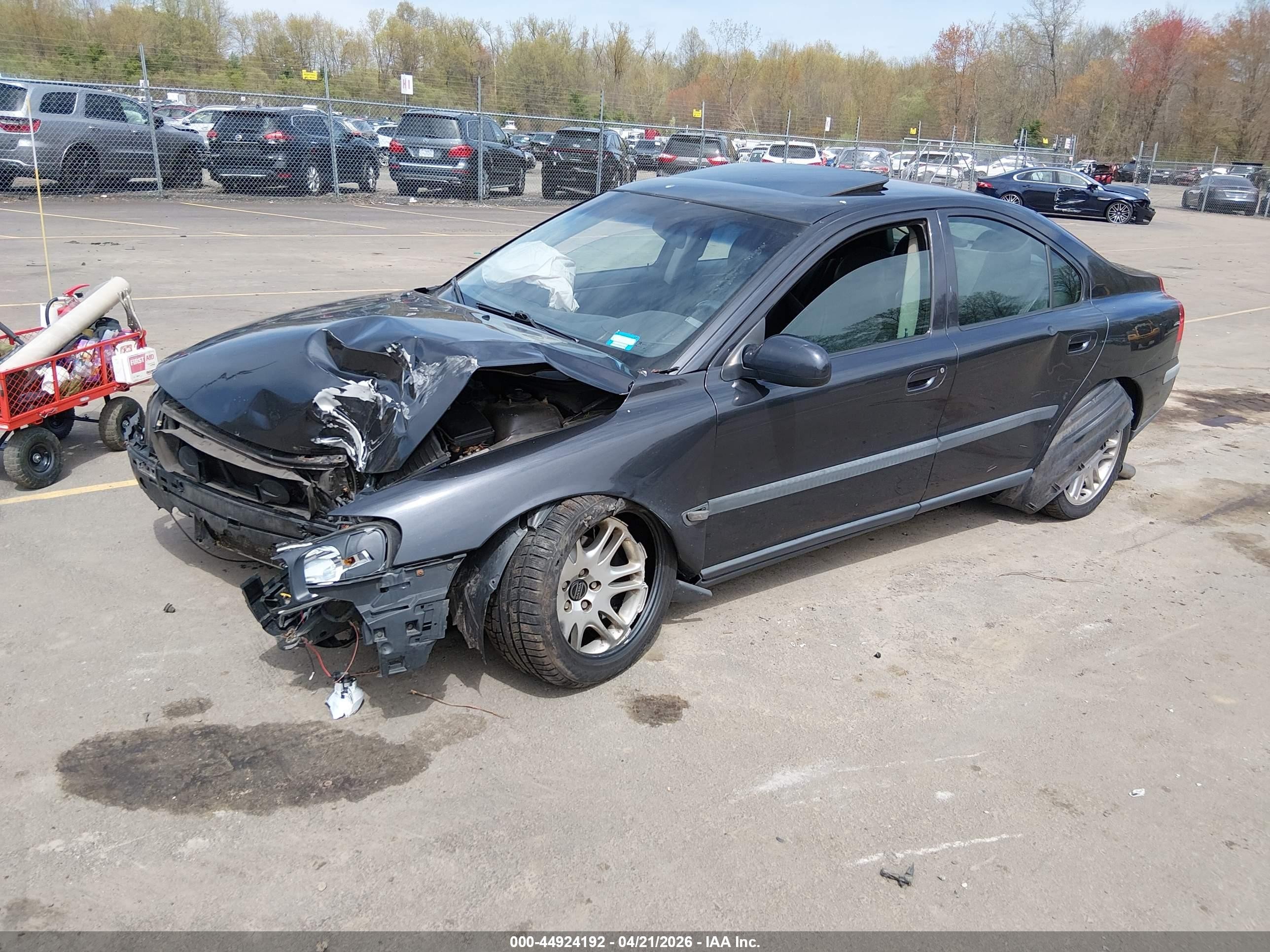 2002 Volvo S60 T5 Черный vin: YV1RS53D122166686