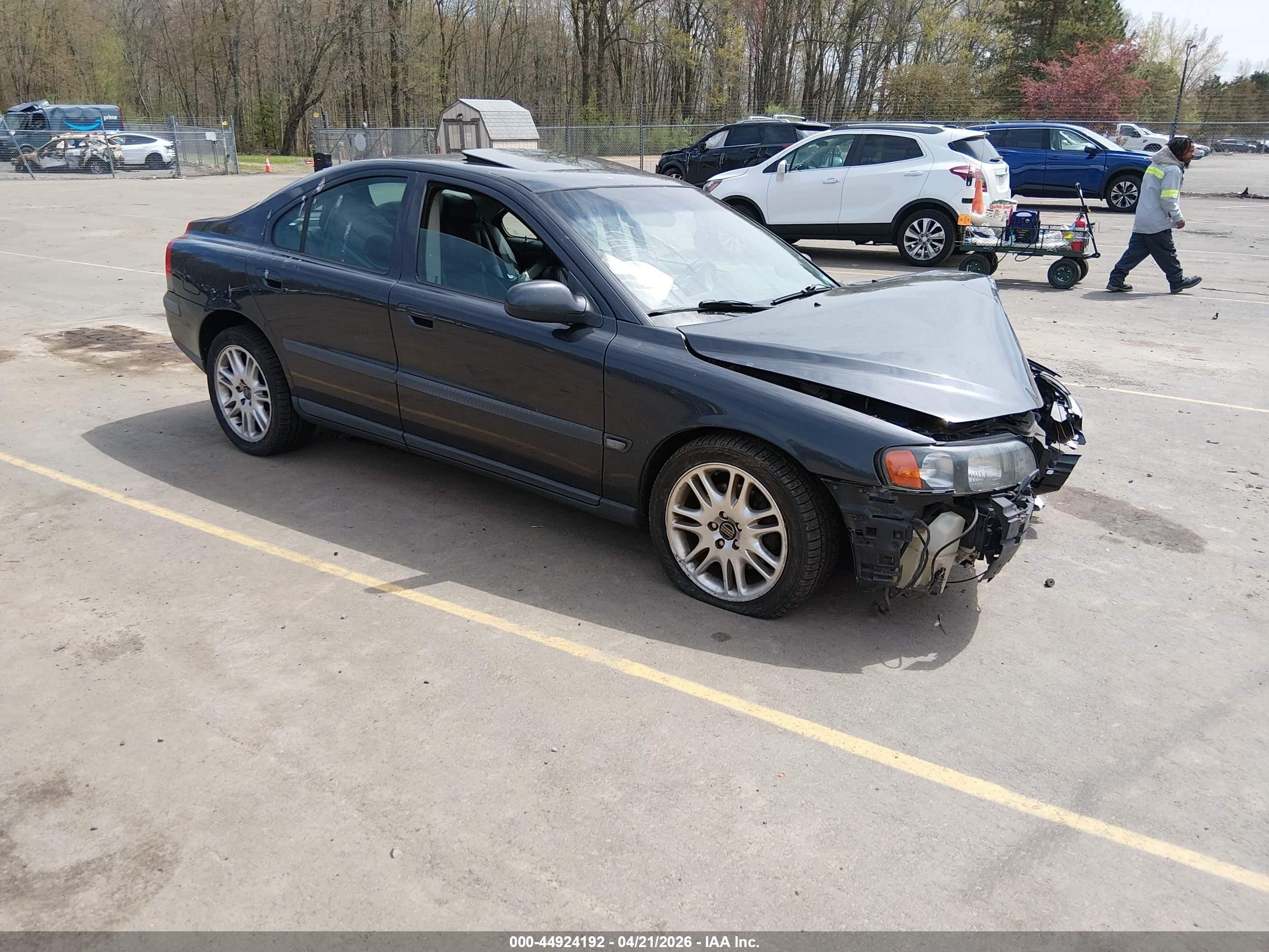 2002 Volvo S60 T5 Черный vin: YV1RS53D122166686
